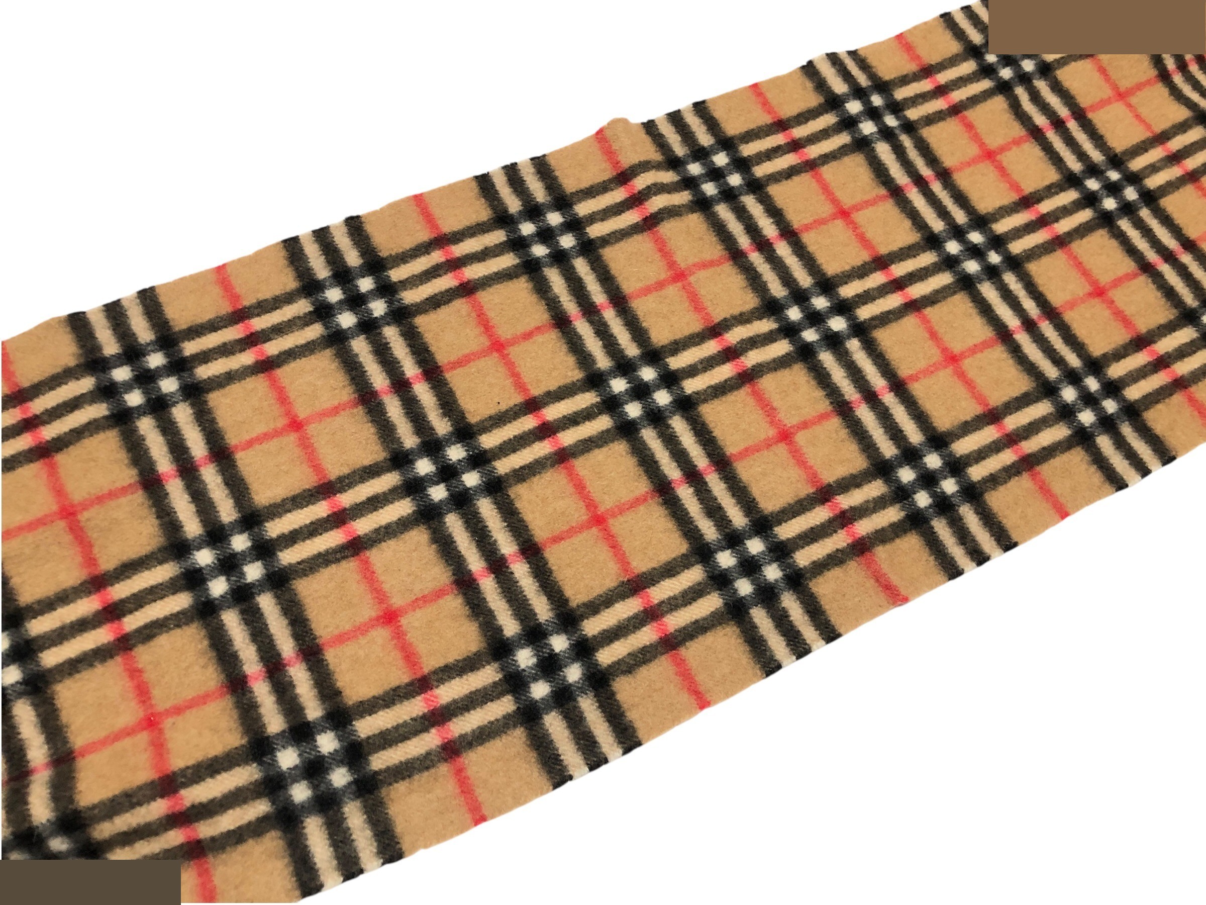 scarf, Nova check pattern, 100% cashmere. — view 7