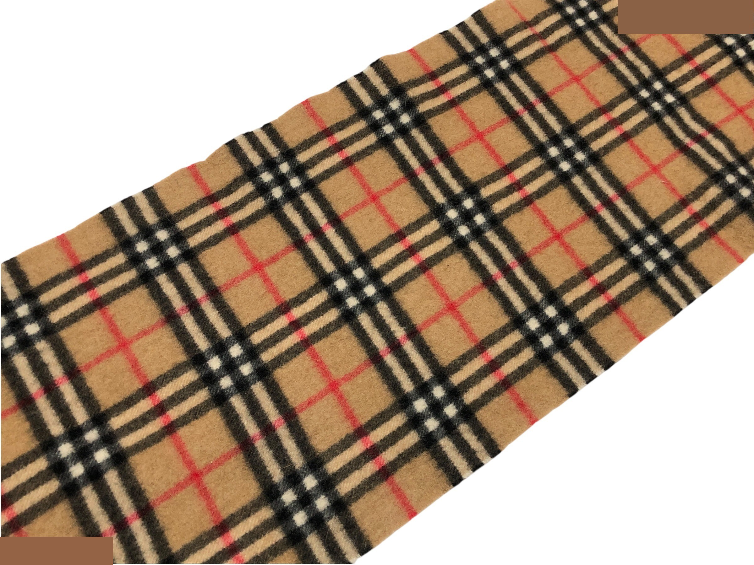 scarf, Nova check pattern, 100% cashmere. — view 10