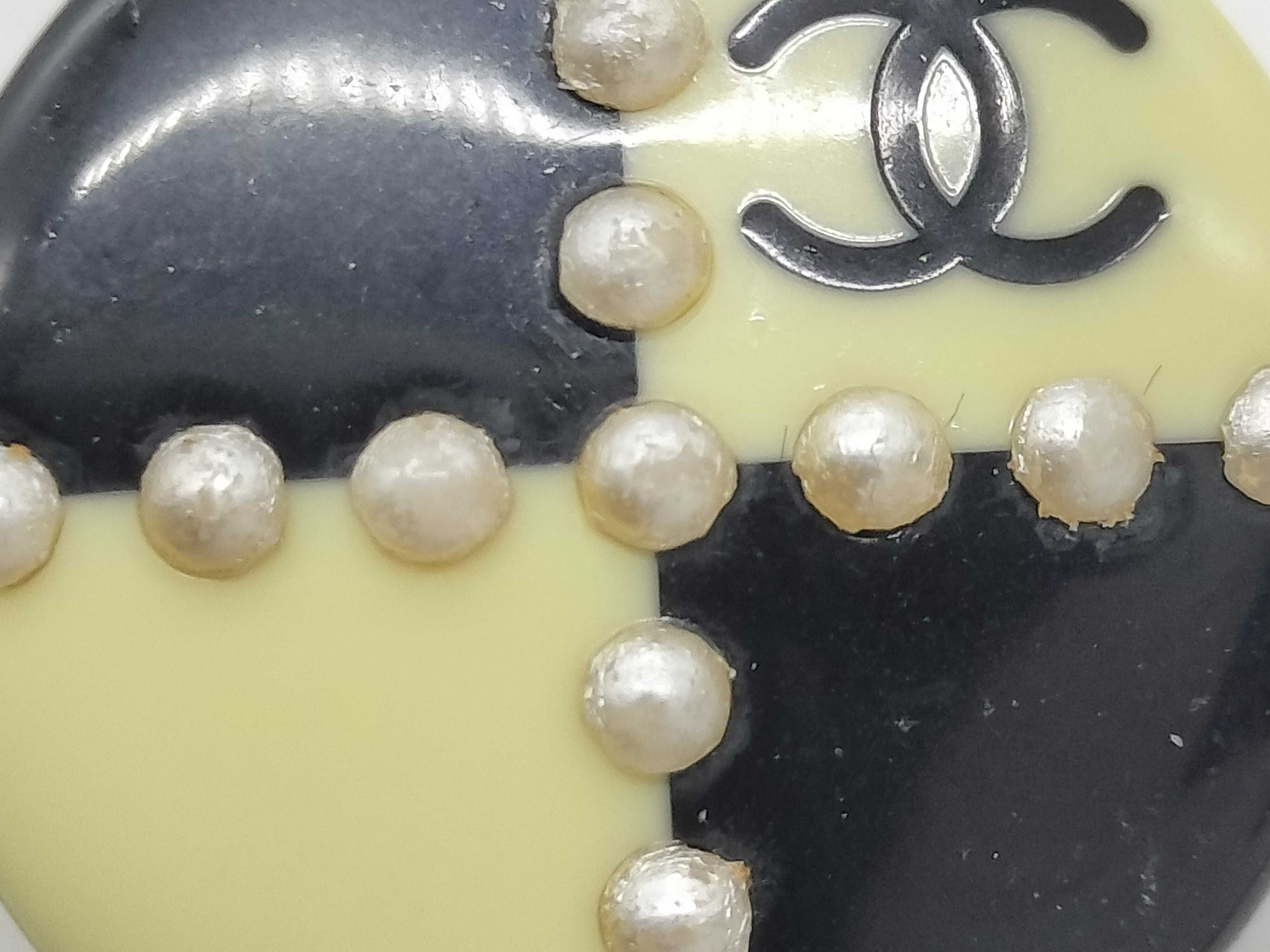 02A Coco Mark Faux Pearl Earrings — view 2