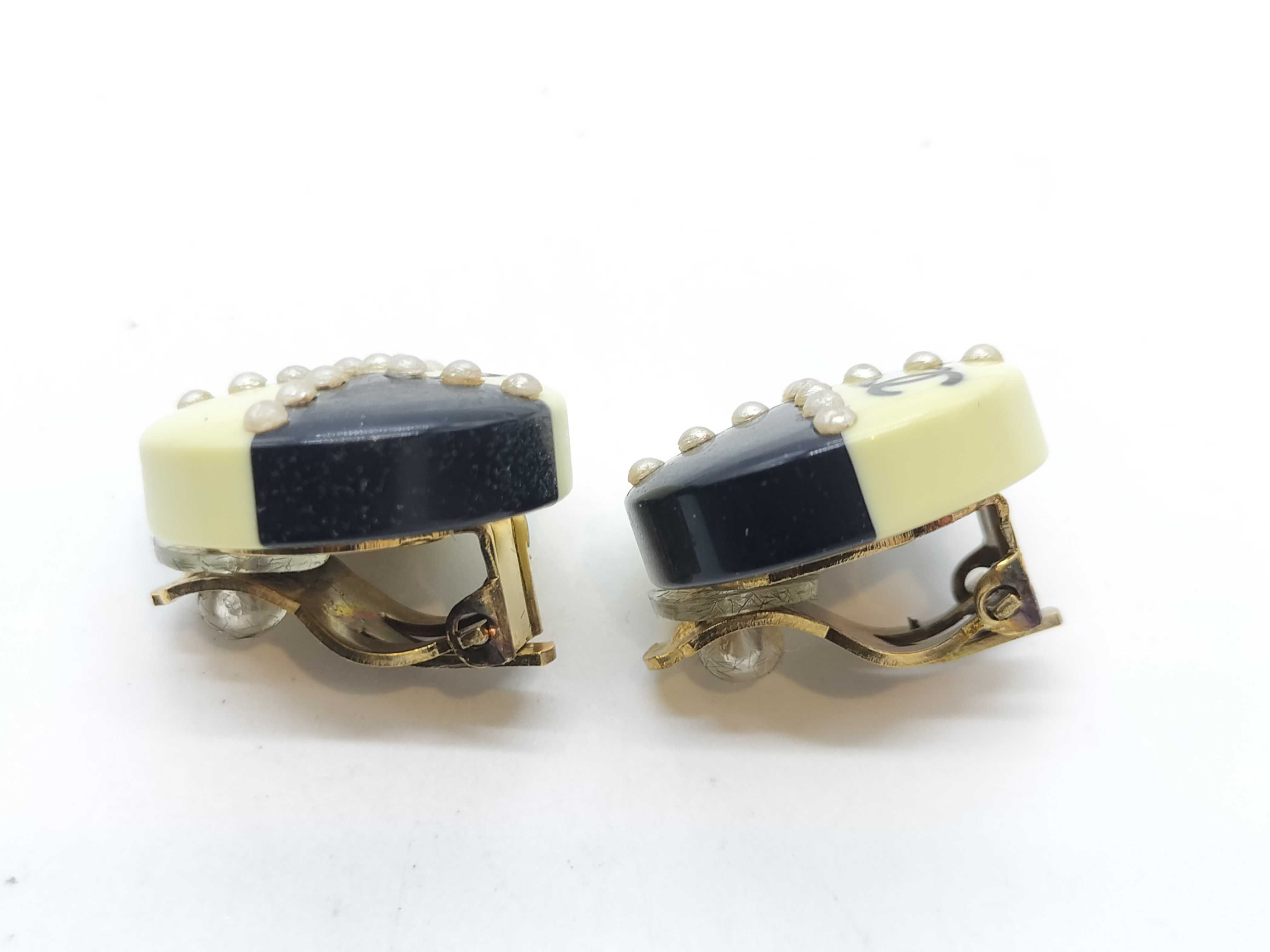 02A Coco Mark Faux Pearl Earrings — view 4