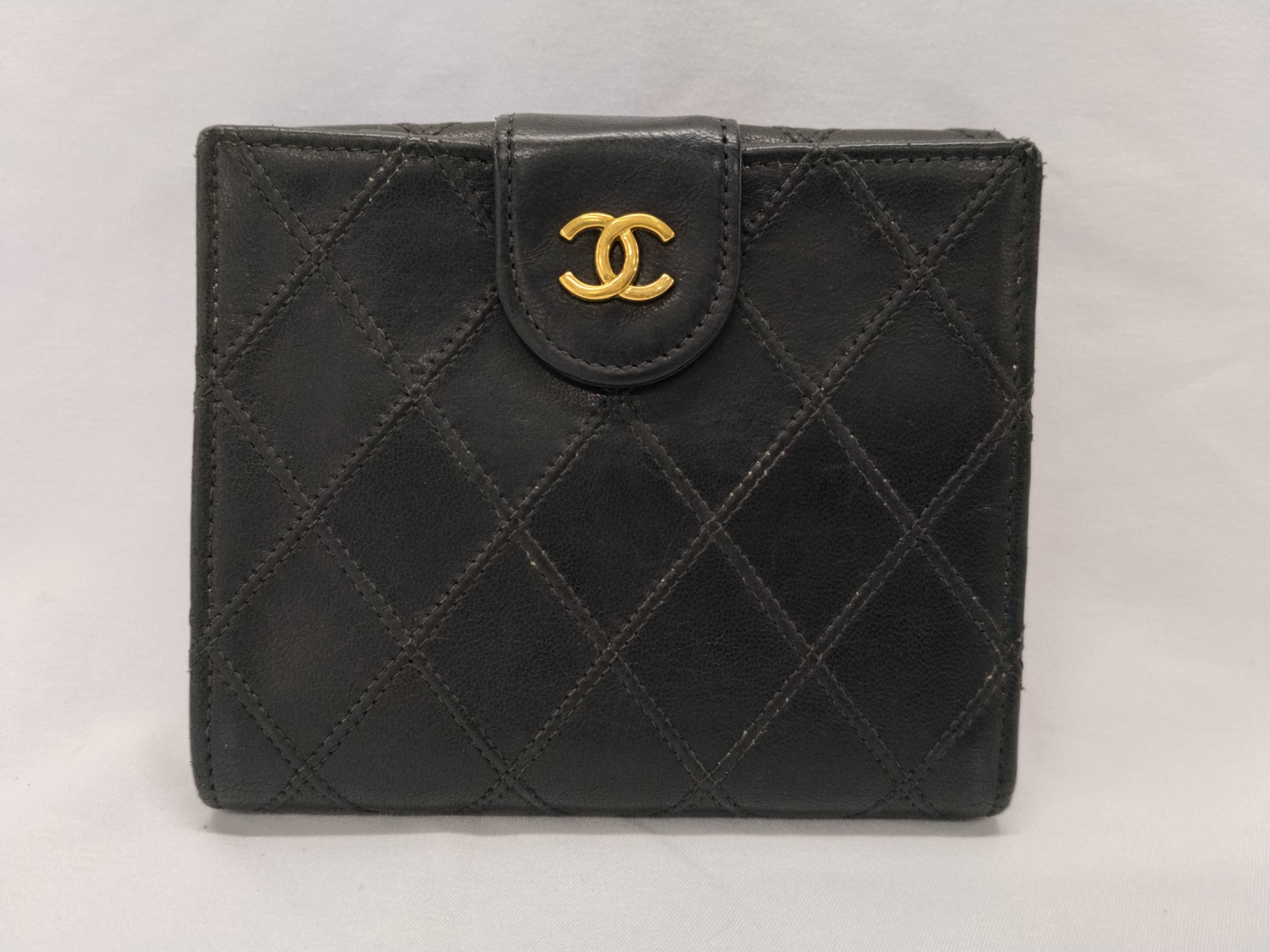 Wild Stitch Coco Wallet with Gold Hardware