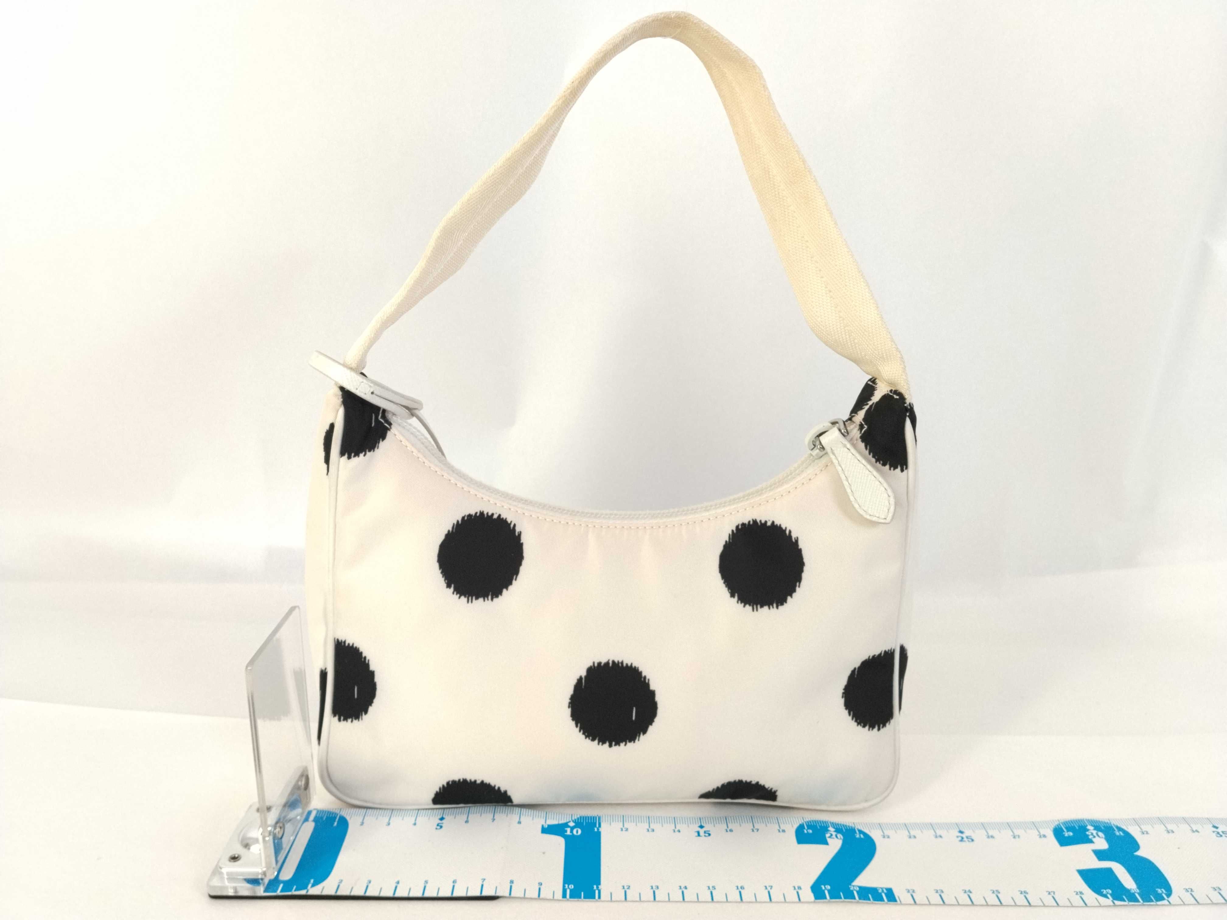Nylon Prada Tessuto Nylon Handbag White 1NE515 Handbag — view 2