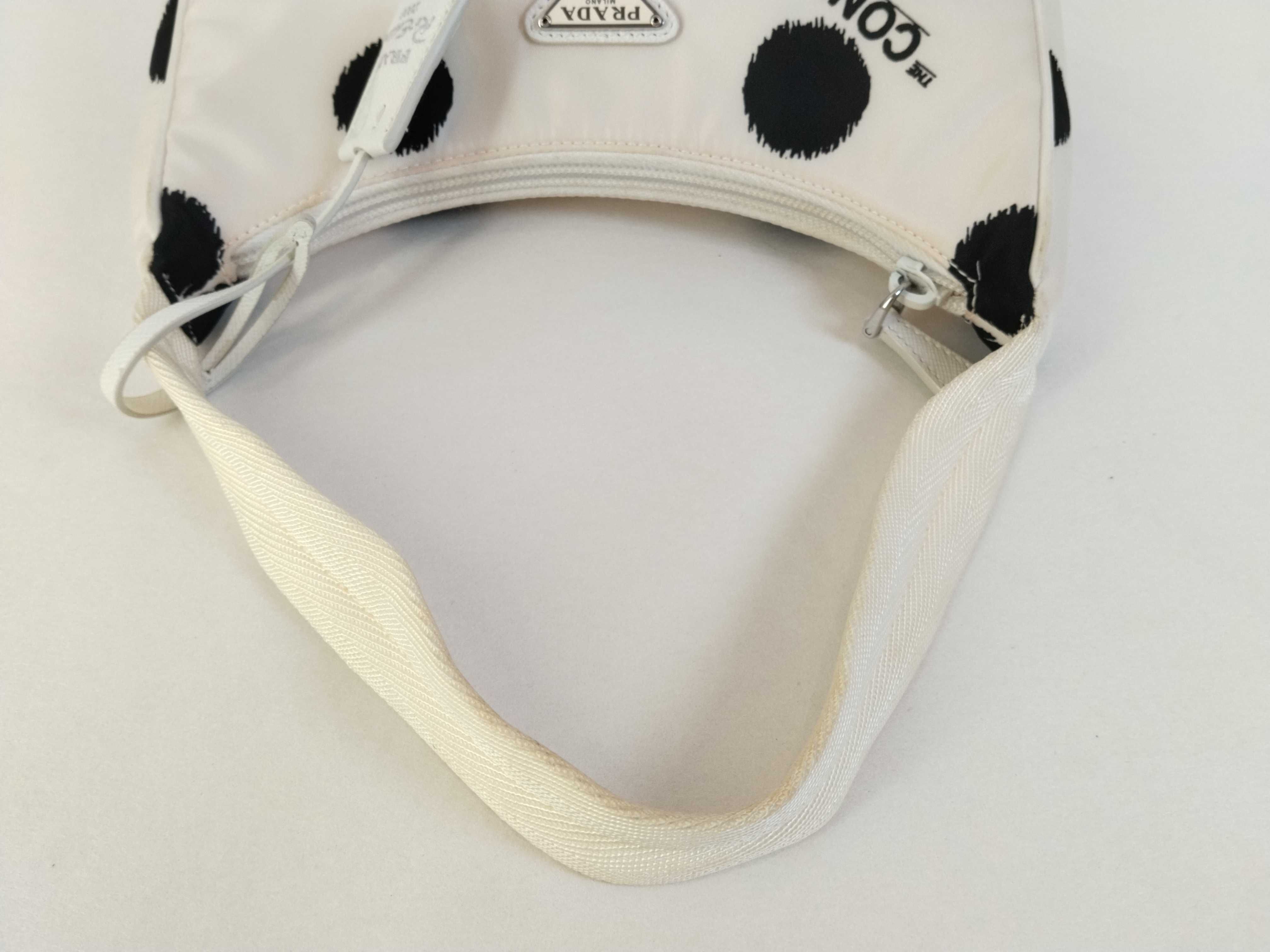 Nylon Prada Tessuto Nylon Handbag White 1NE515 Handbag — view 3