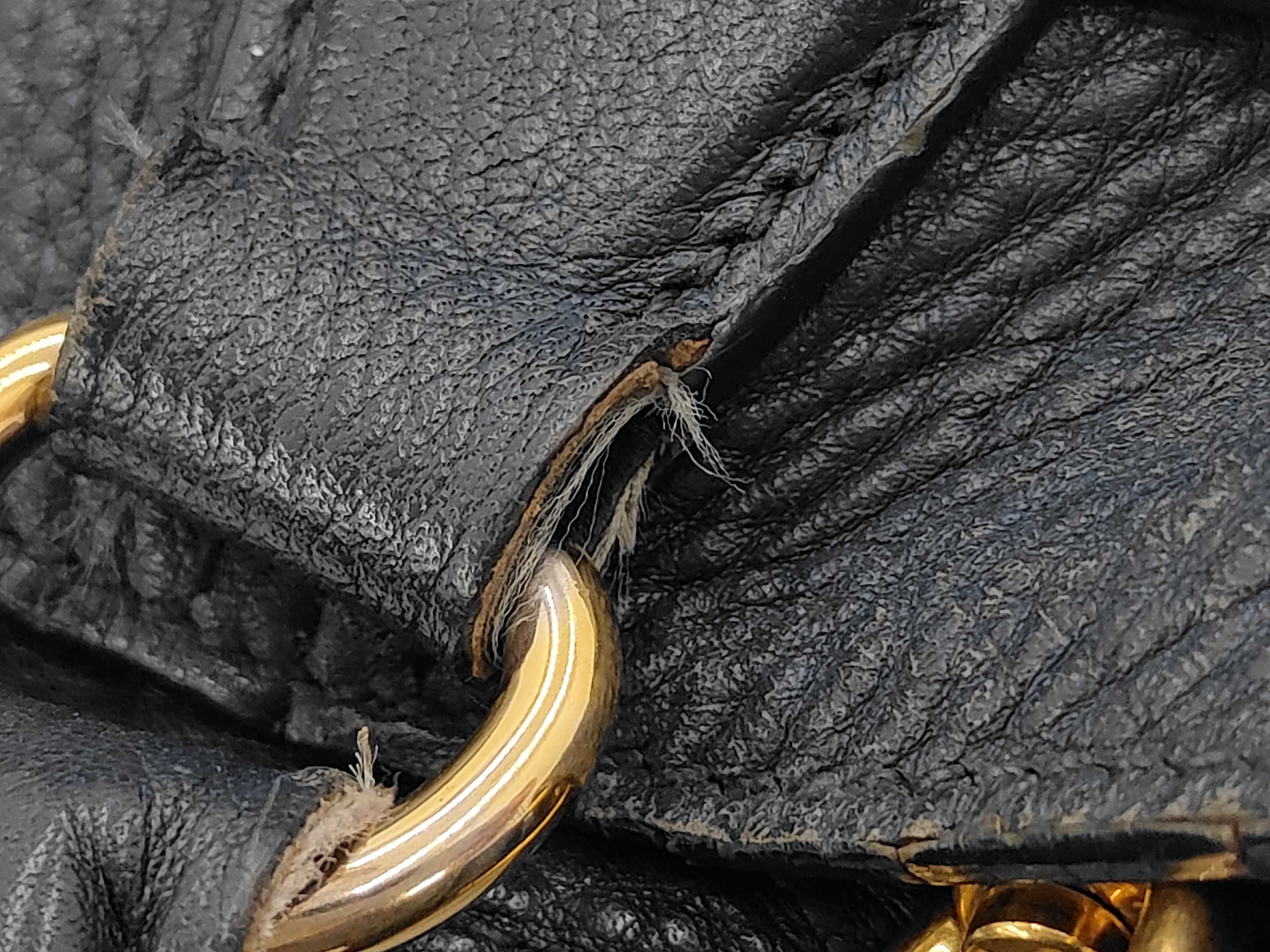 BAG LEATHER 2WAY SHOULDER NAVY BN2435 Handbag — view 7