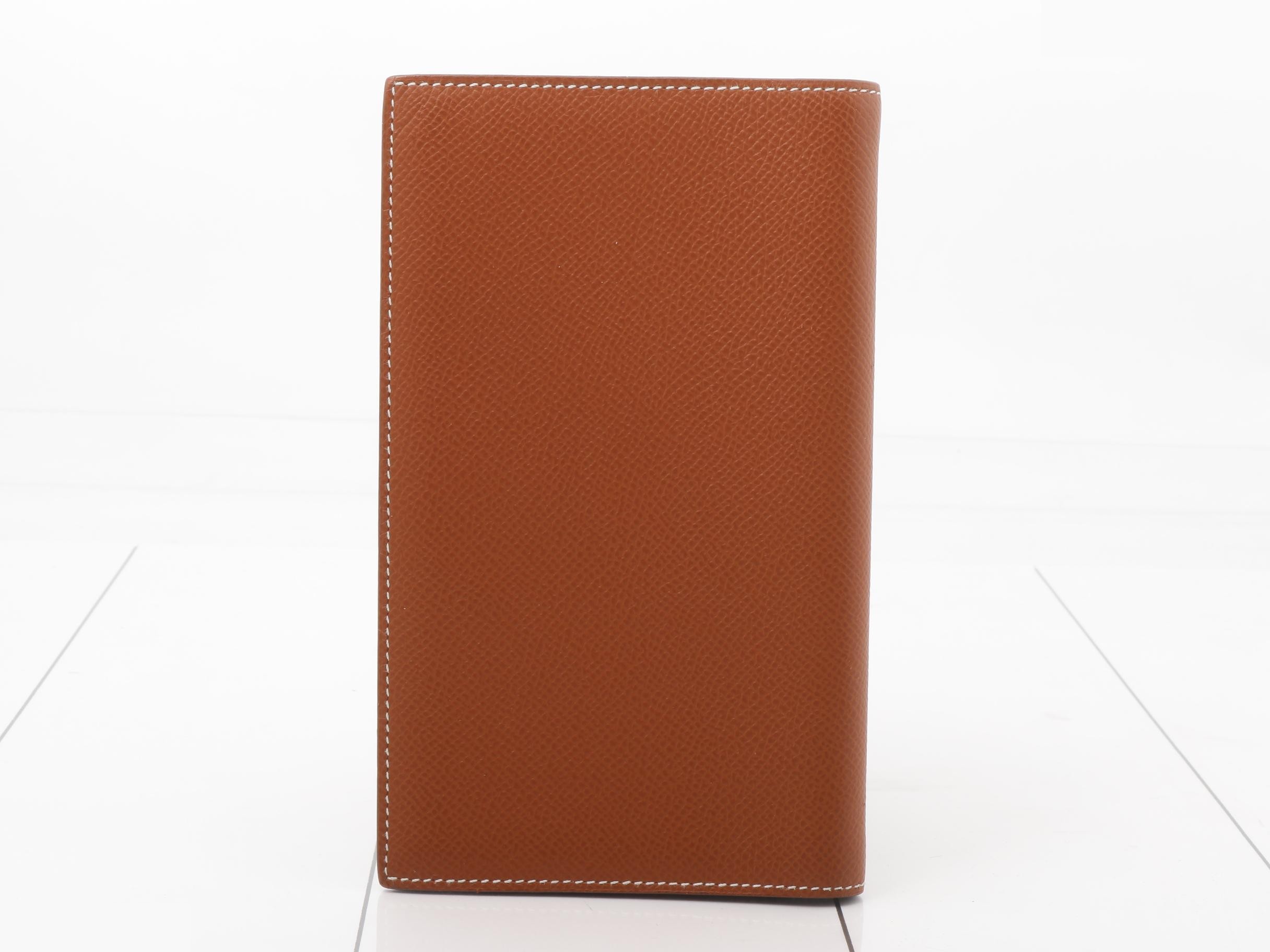 Agenda Cover "Vision II" Y Stamp Brown Notebook Cover — view 2