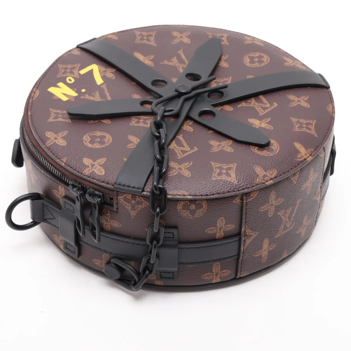 Monogram Wheel Box M59706 Brown (RFID detected) — view 4