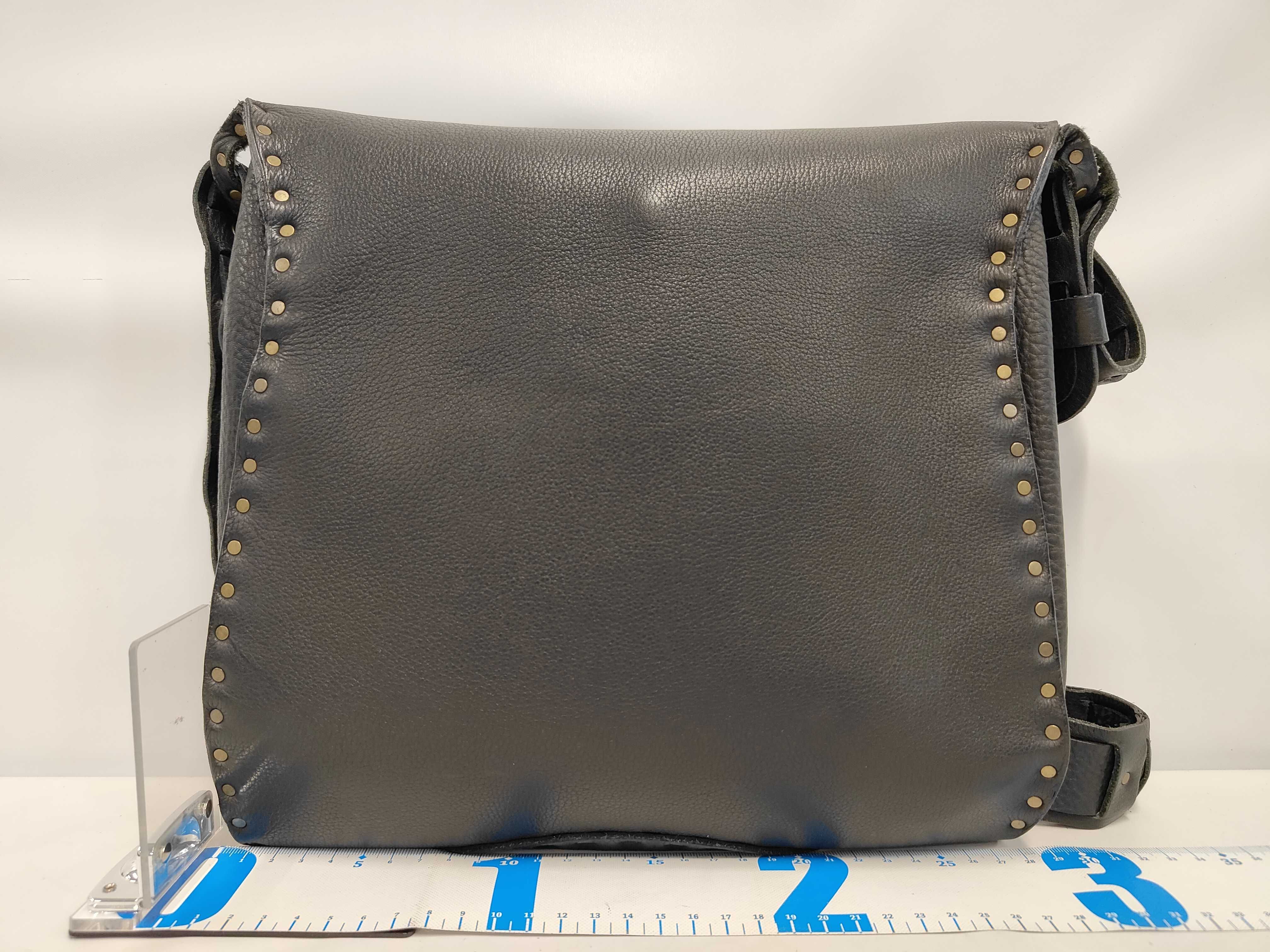 Studded Shoulder Bag, Black — view 2