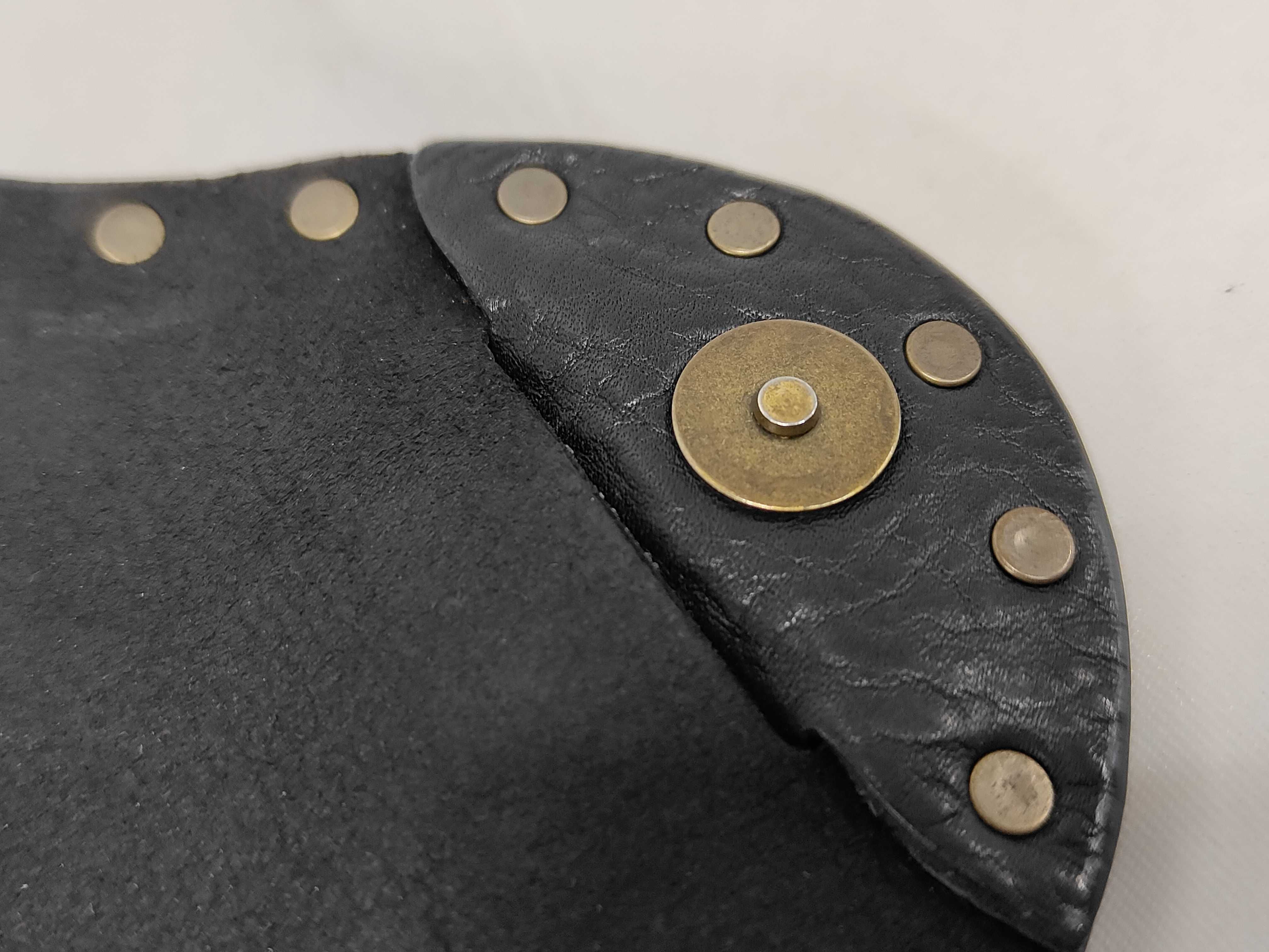 Studded Shoulder Bag, Black — view 8