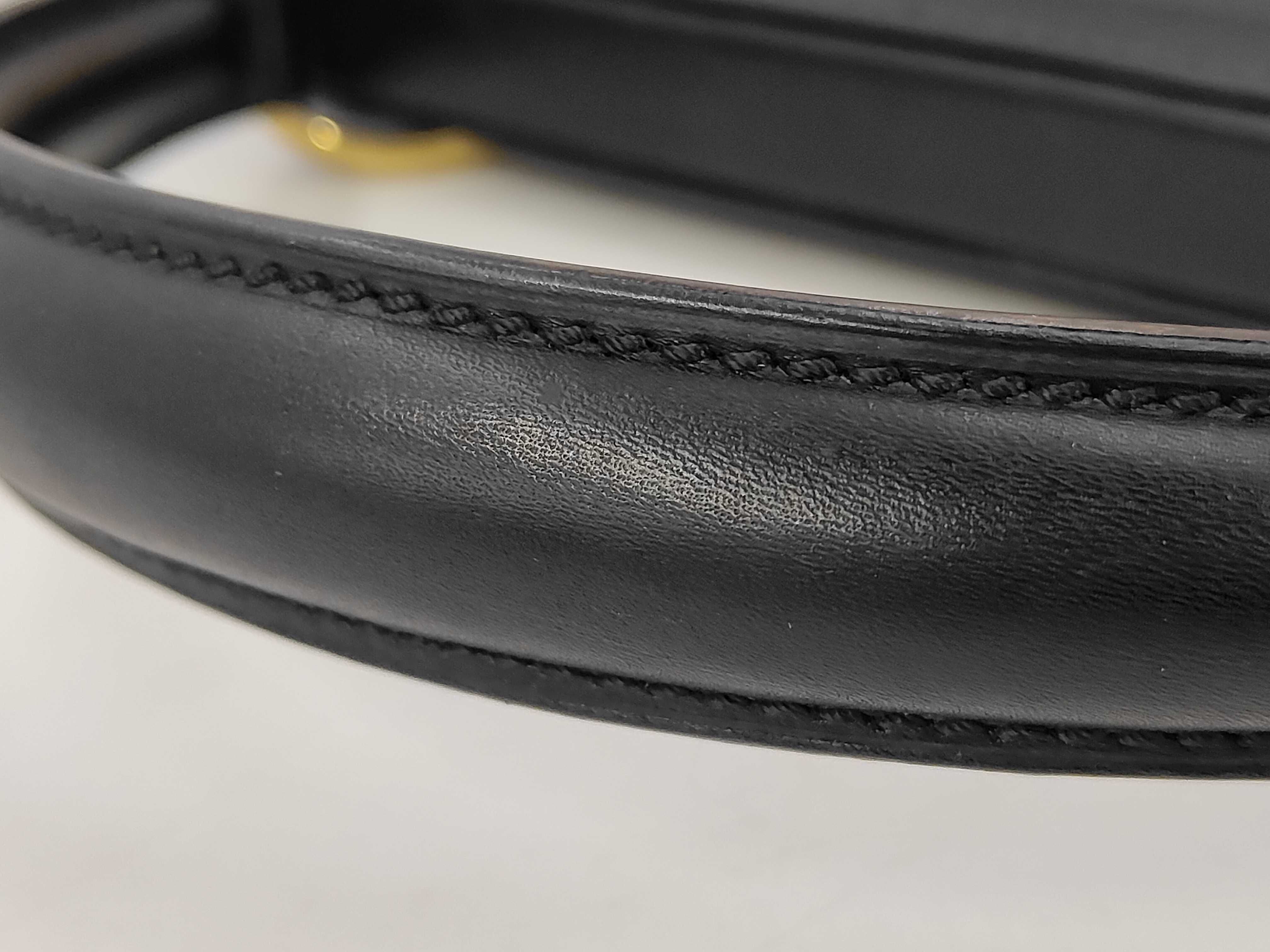 Leather Handbag, Black — view 4