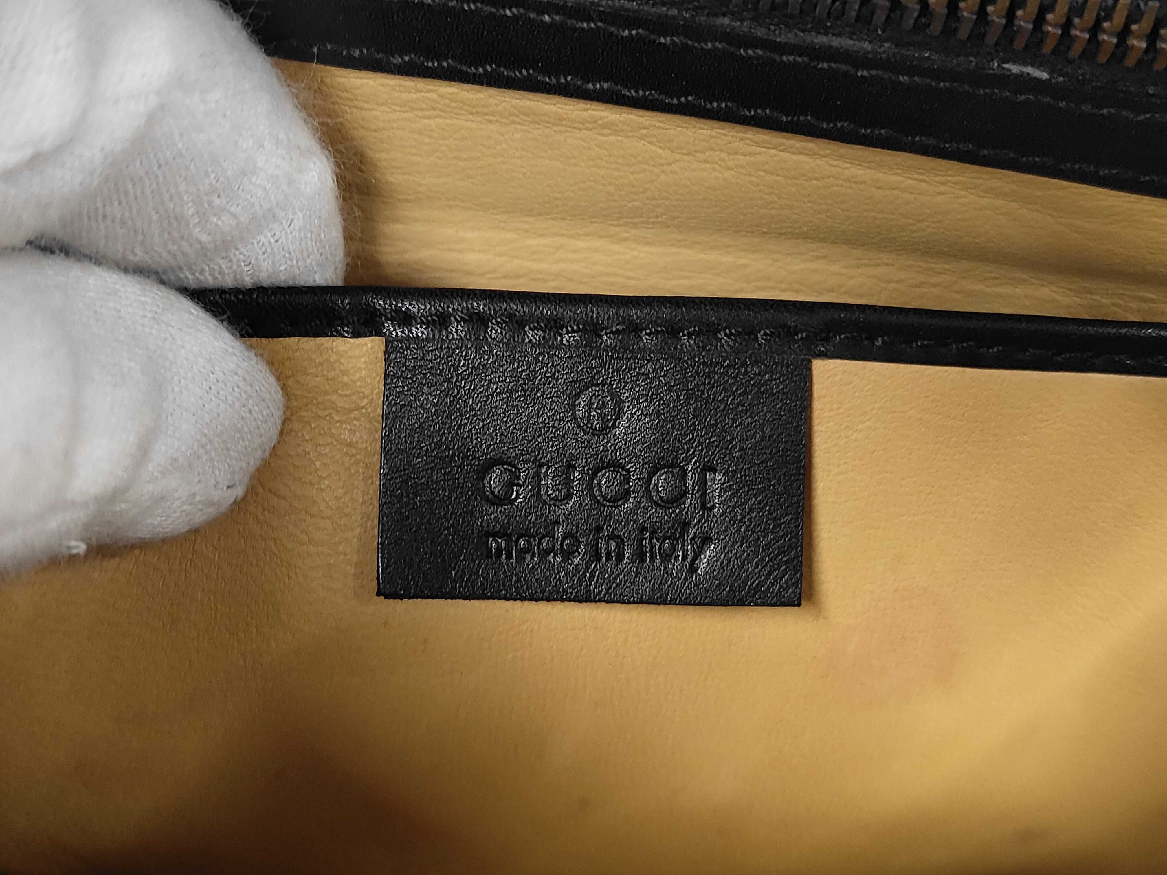 Leather Handbag, Black — view 9