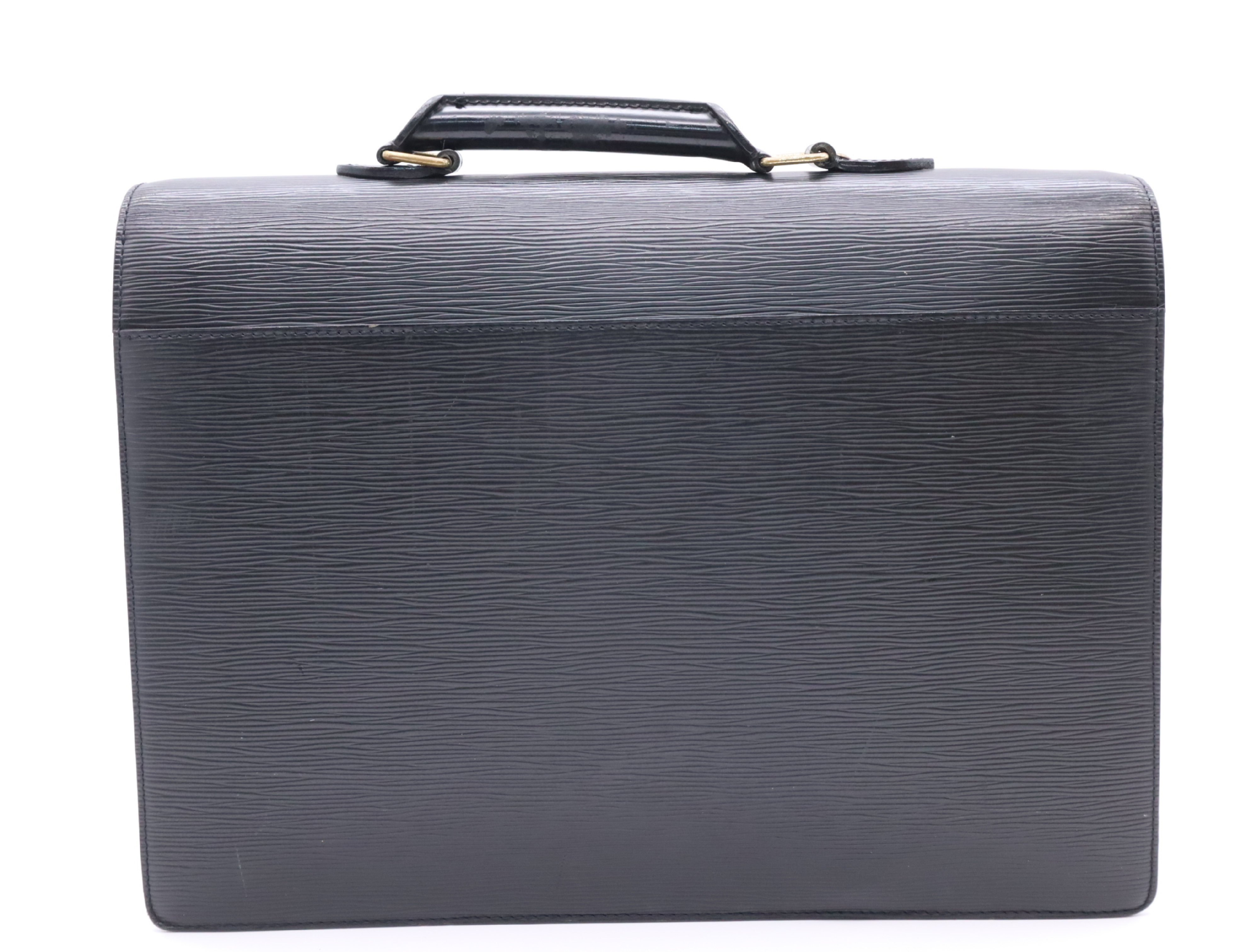 M54412 Epi Serviette Ambassador Noir Business Bag with Key — view 2