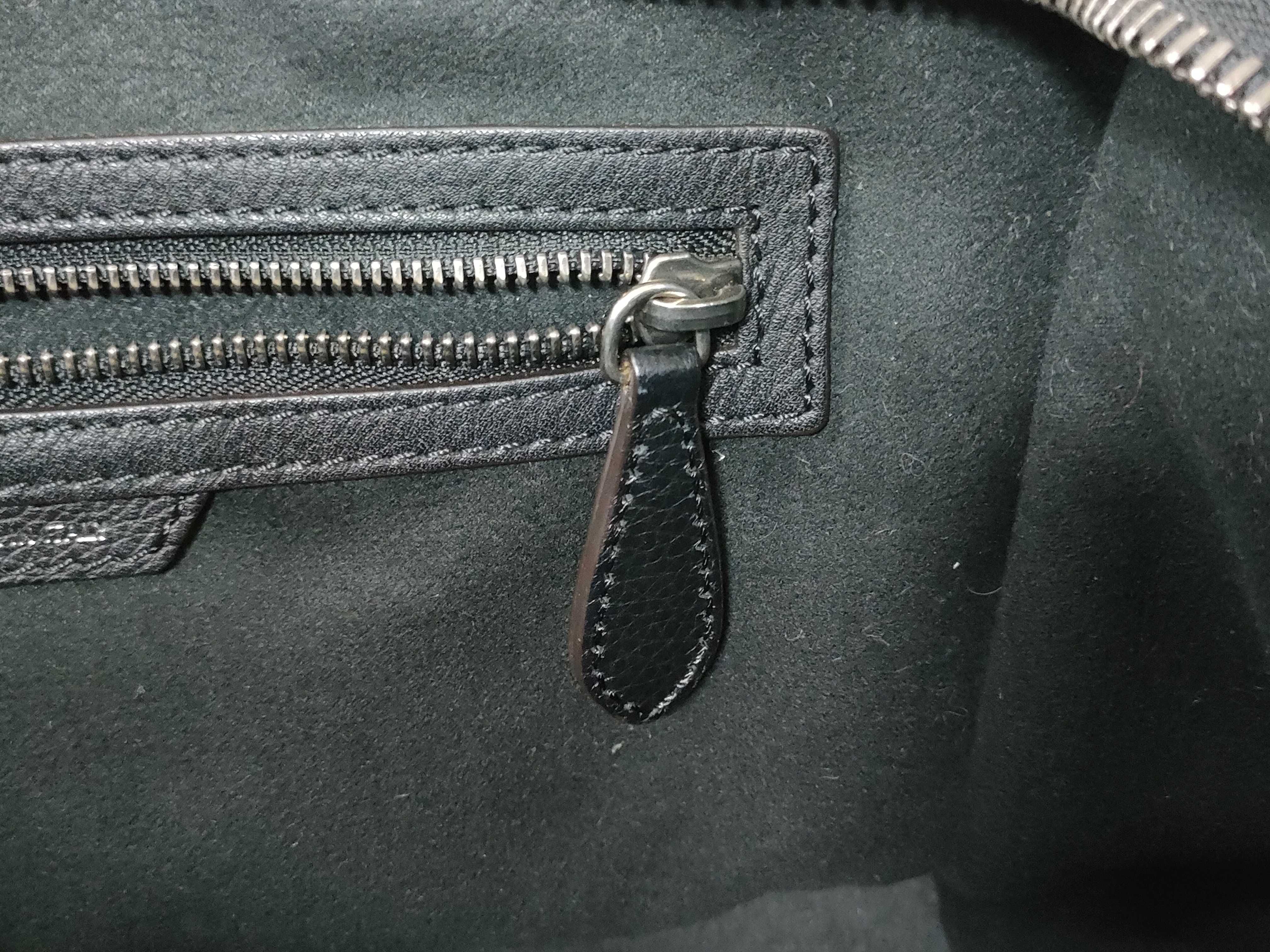 Luggage Mini Shopper Handbag, Black — view 13