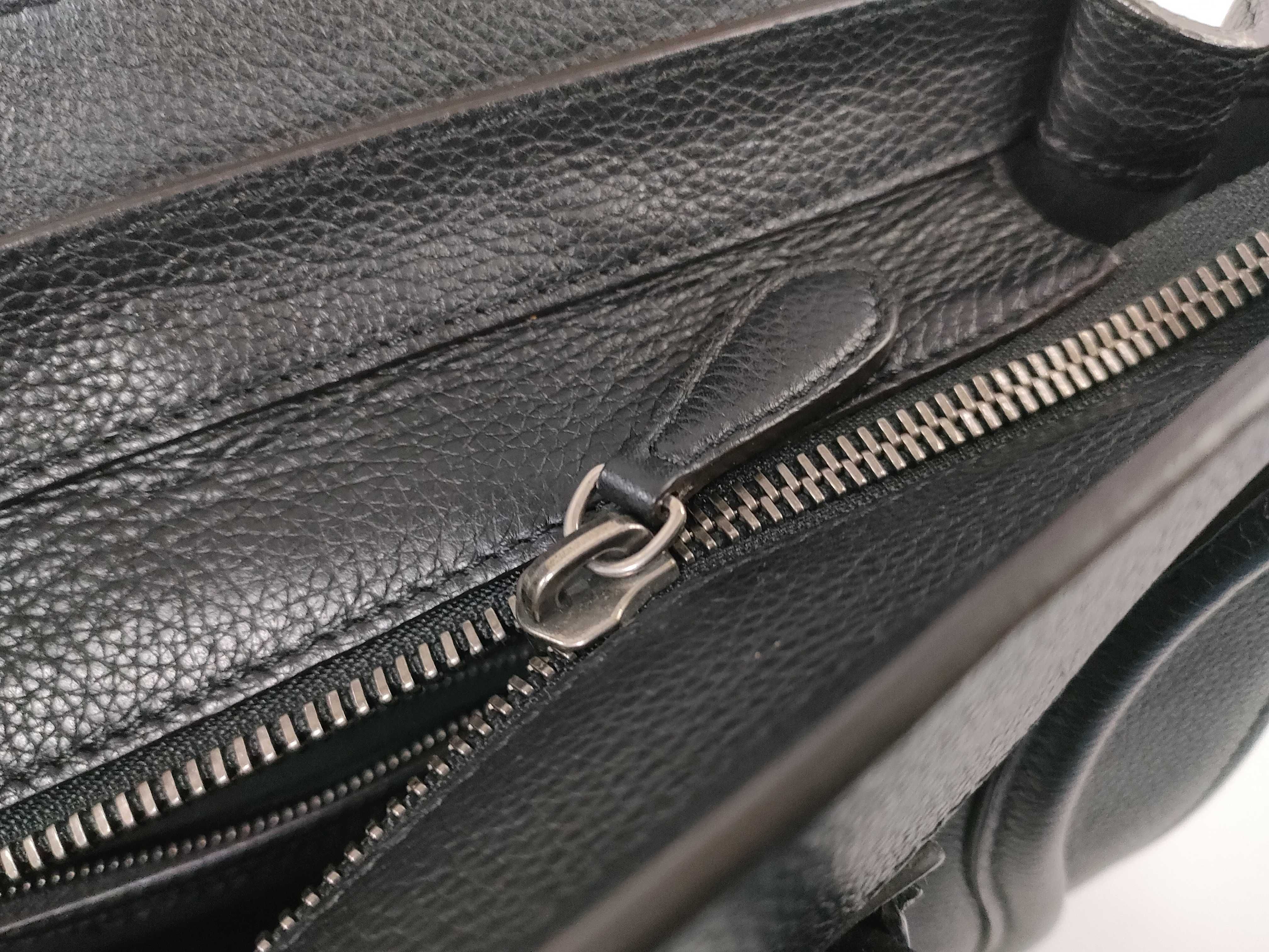 Luggage Mini Shopper Handbag, Black — view 14