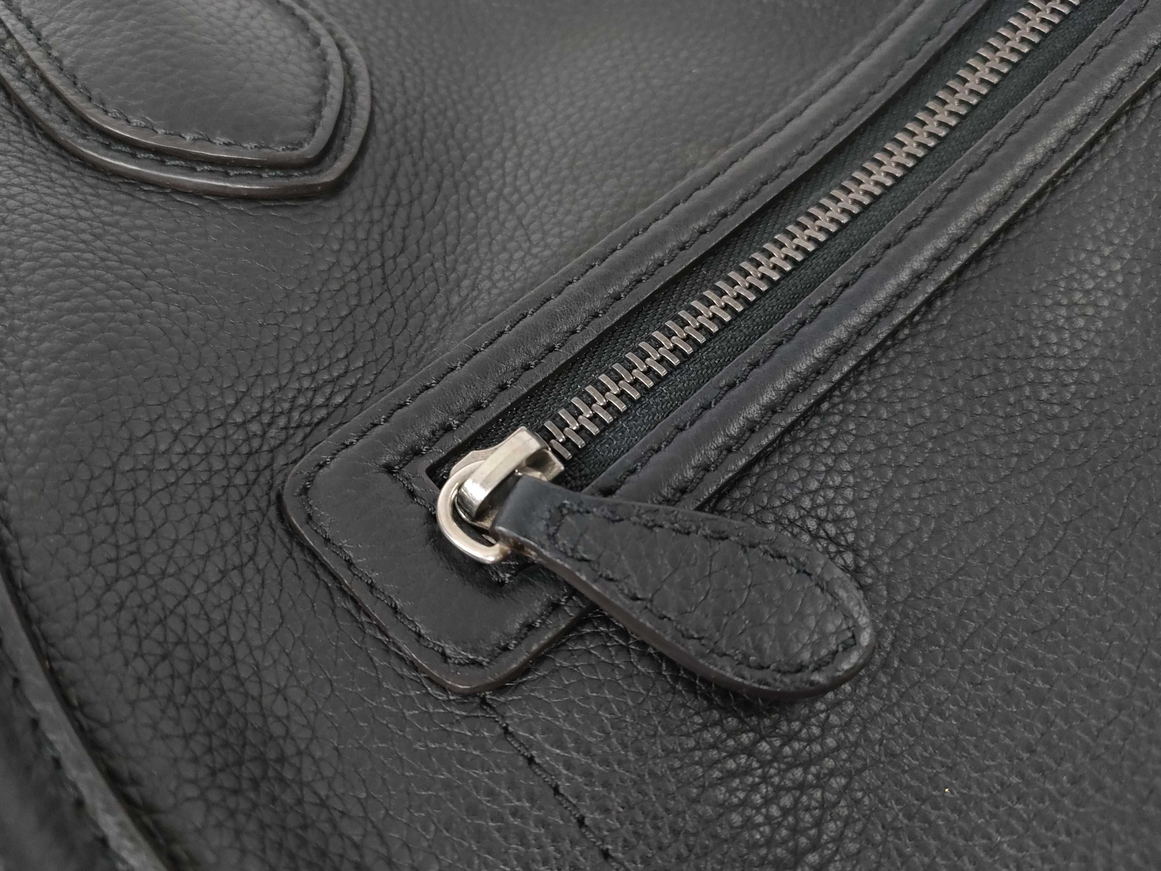 Luggage Mini Shopper Handbag, Black — view 15