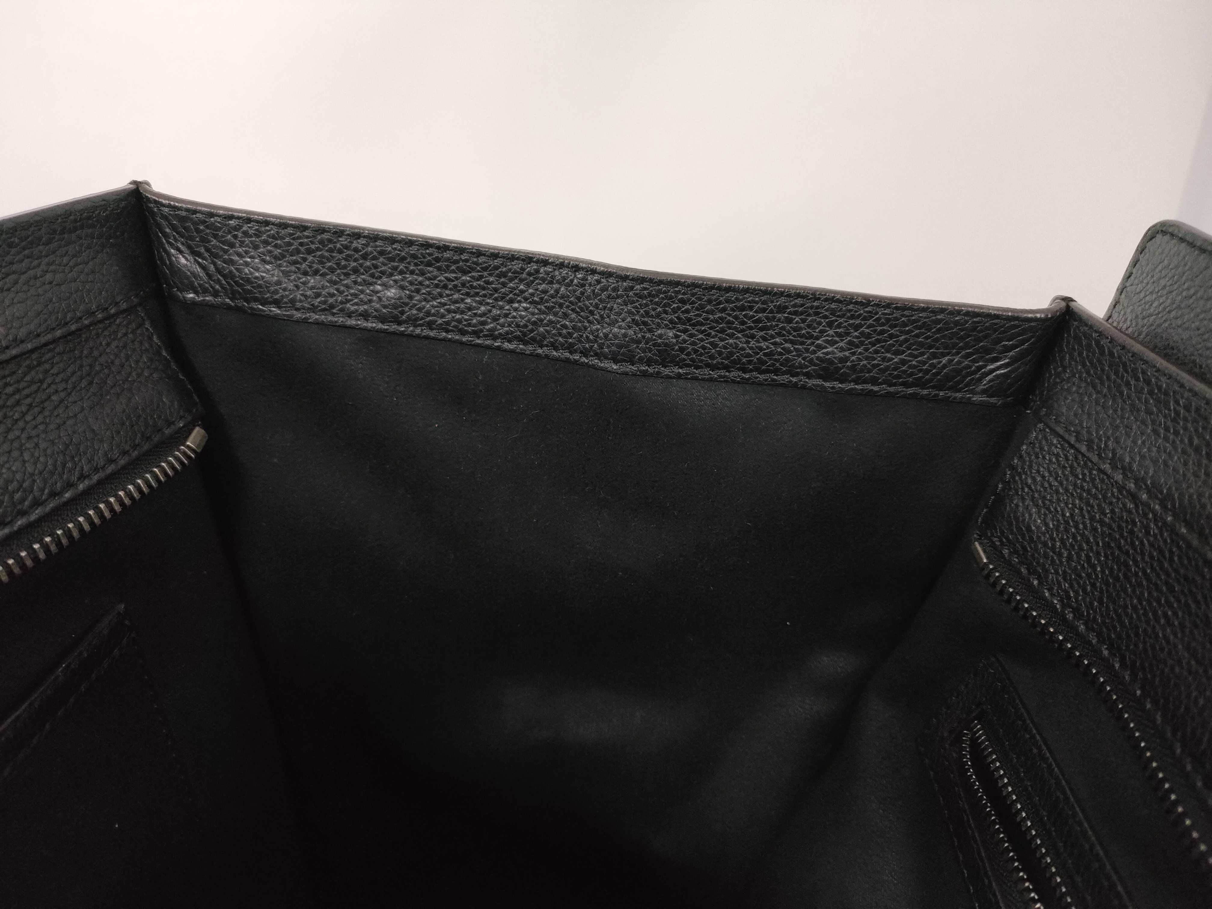 Luggage Mini Shopper Handbag, Black — view 10