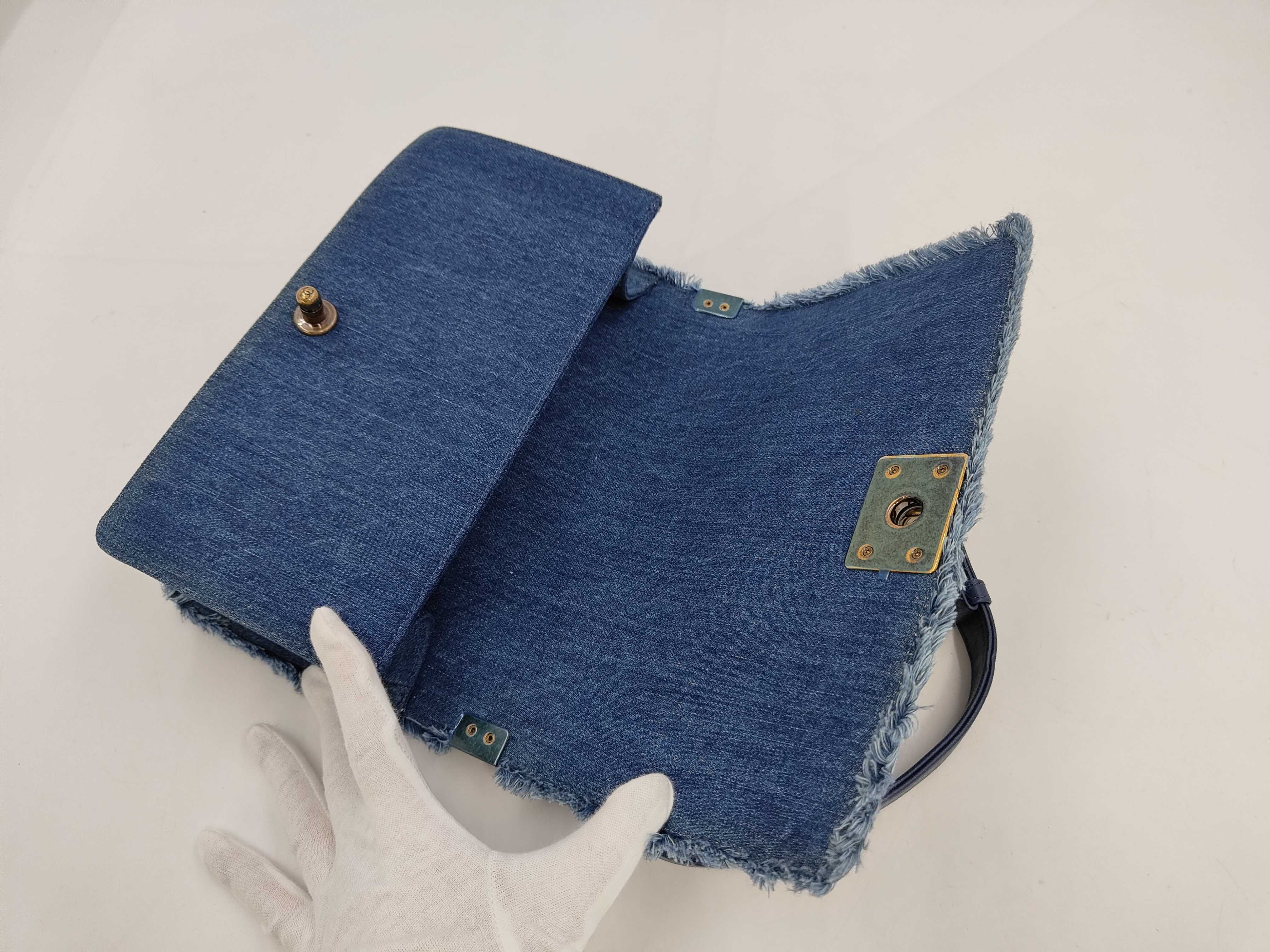 denim shoulder bag — view 8