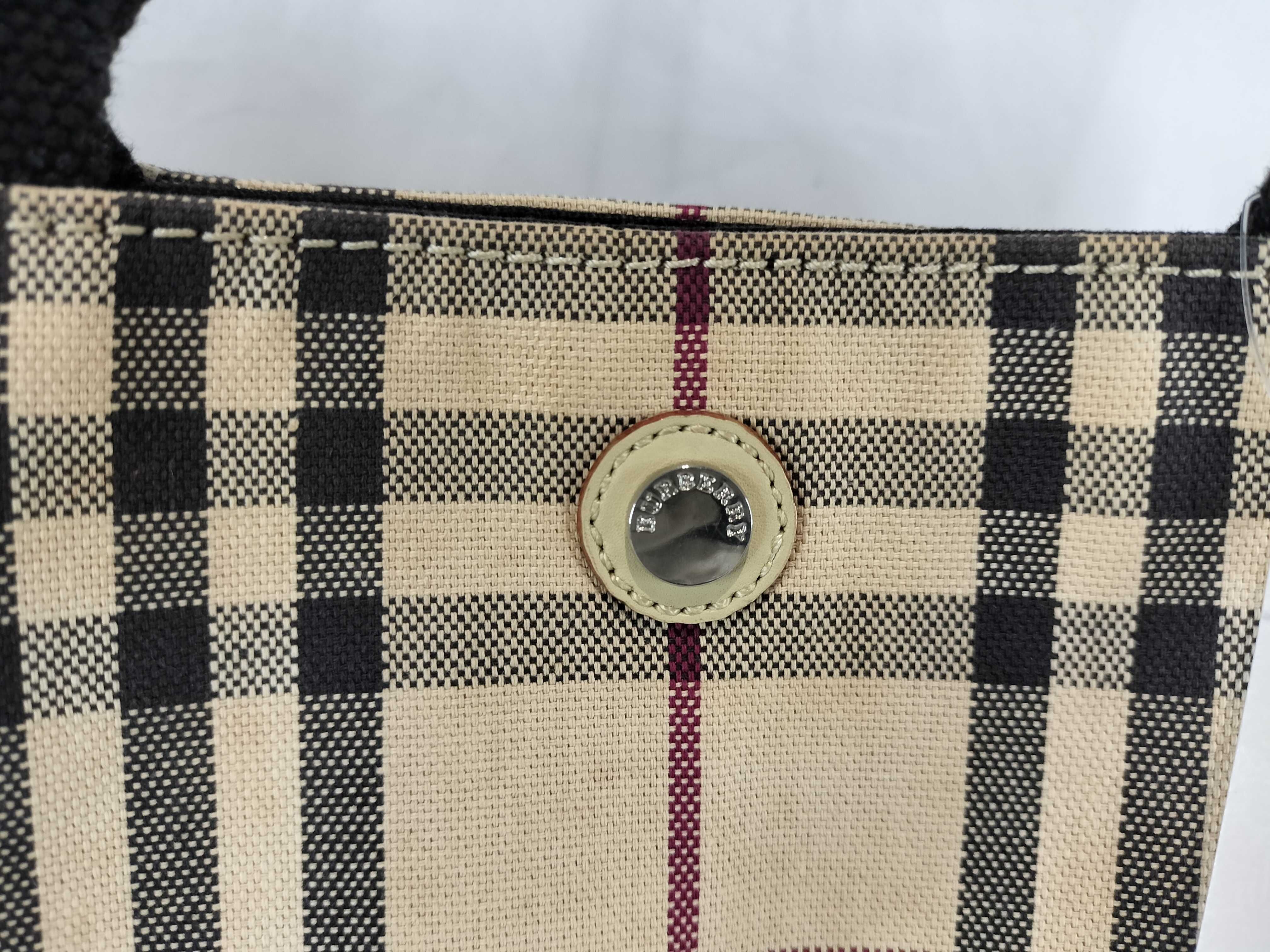 Nova Check Tote Canvas Handbag — view 2