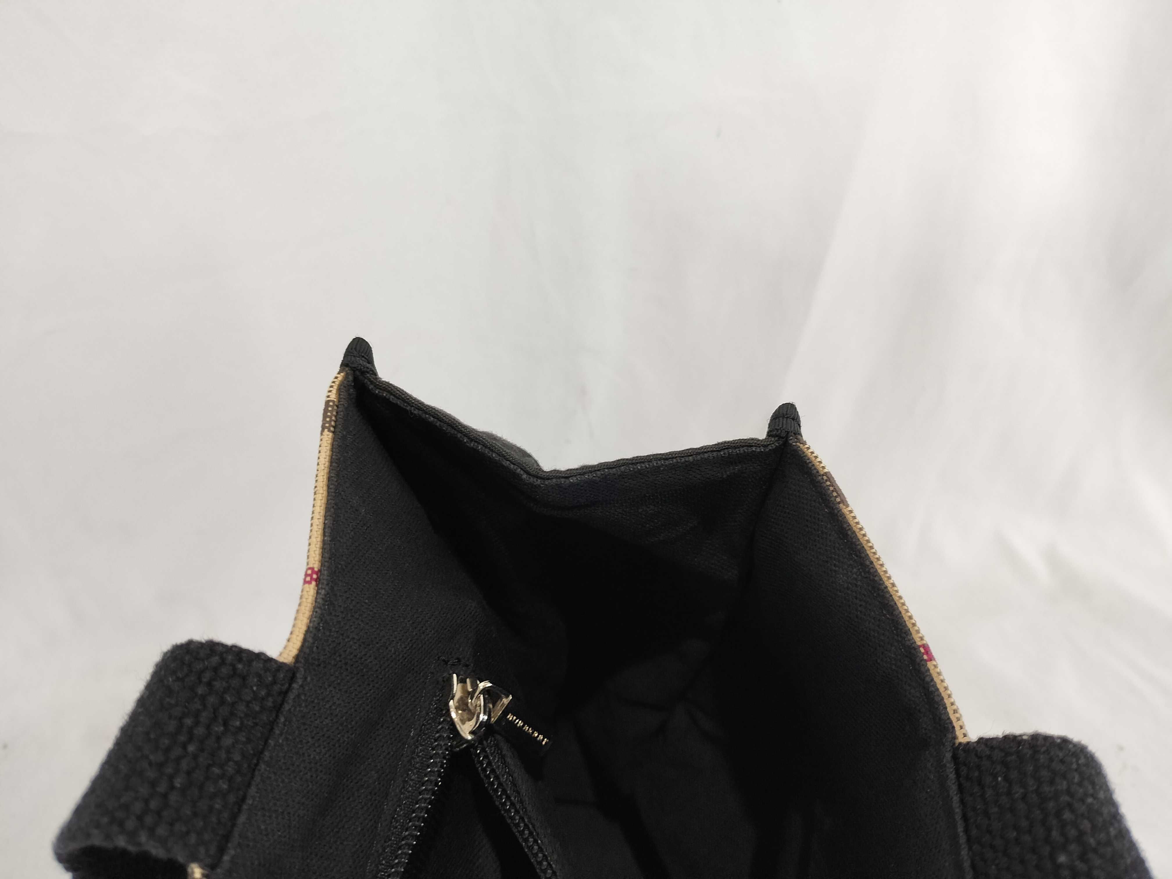 Nova Check Tote Canvas Handbag — view 12