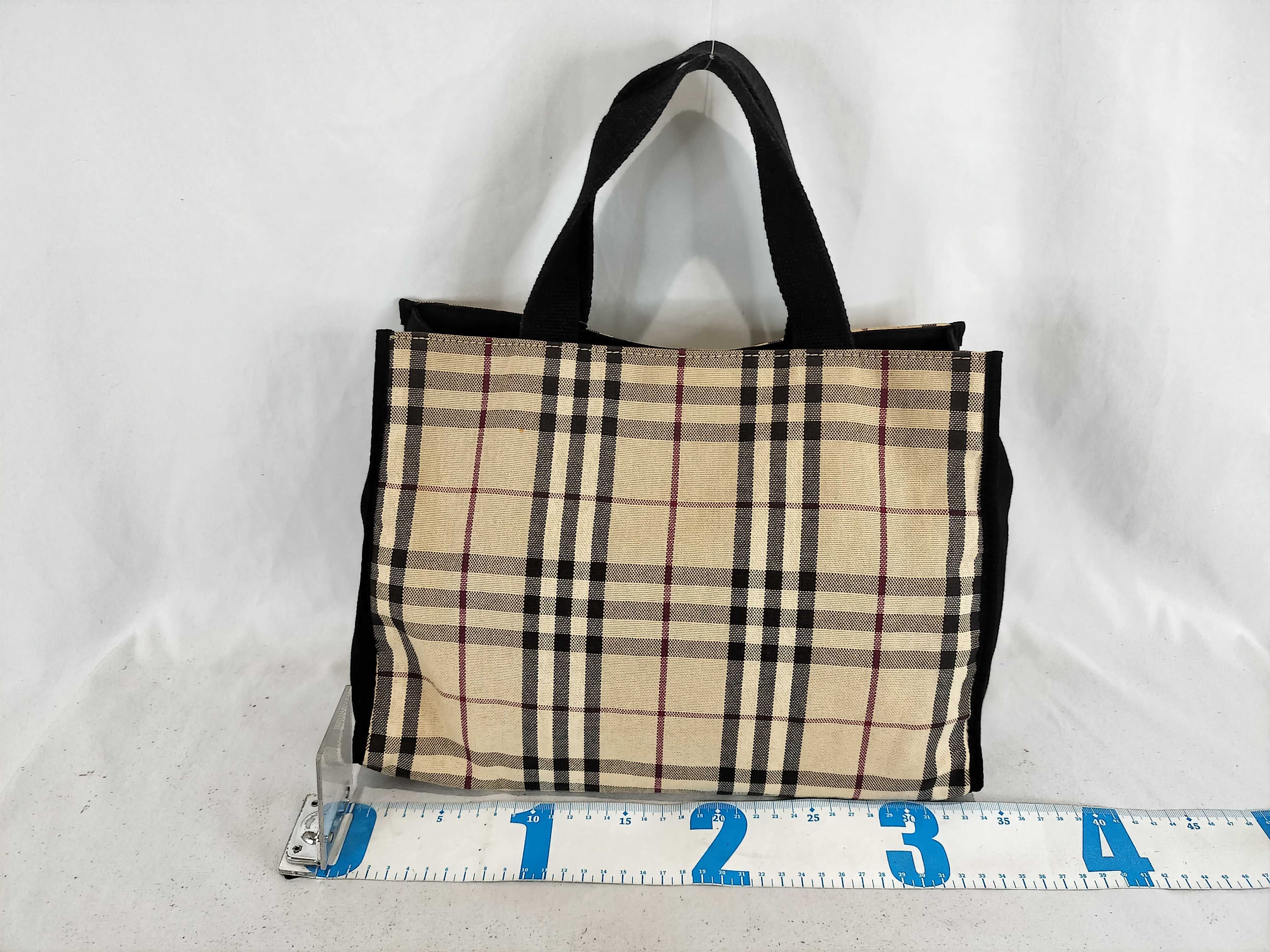 Nova Check Tote Canvas Handbag — view 3