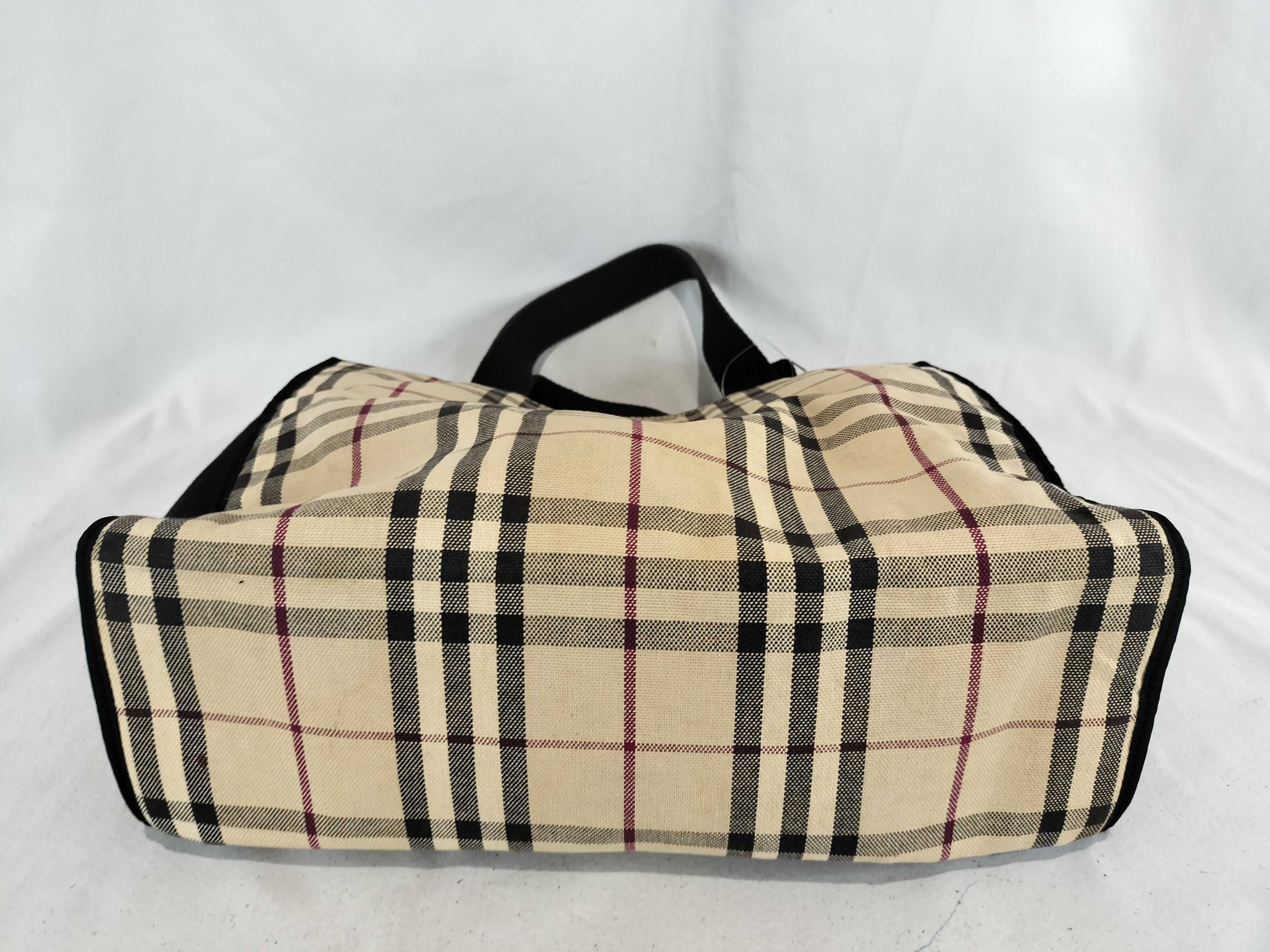 Nova Check Tote Canvas Handbag — view 8