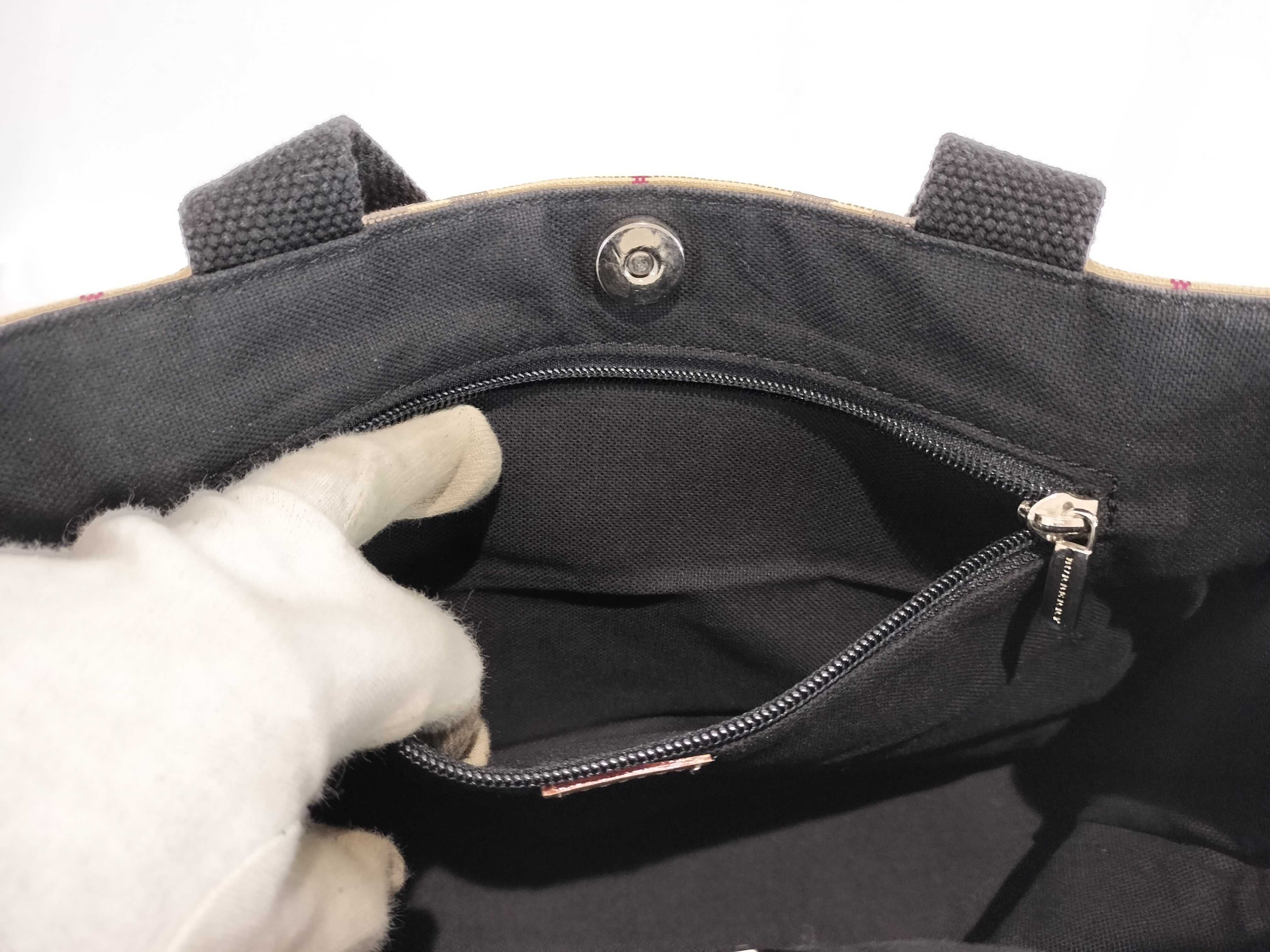 Nova Check Tote Canvas Handbag — view 10