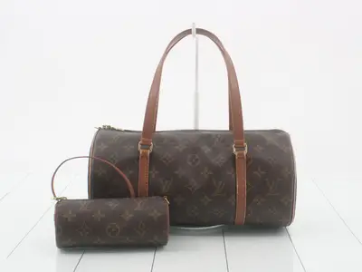 Monogram Papillon 26 with pouch