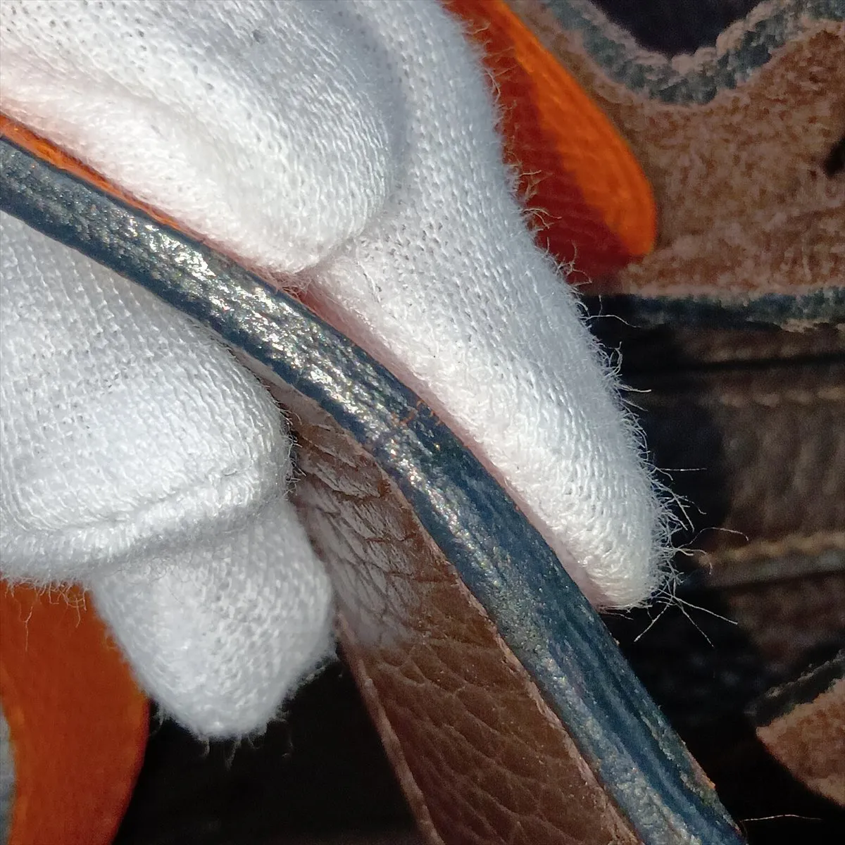 Hermès Picotin 22 MM Eclat Taurillon Clemence Chocolate x Orange Silver Hardware — view 12