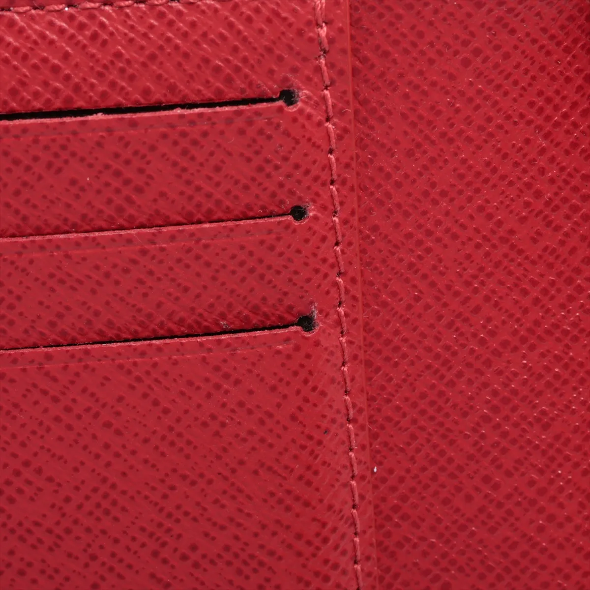 Damier Portefeuille Victorine N41659 Brown x Red Compact Wallet RFID Reactive — view 10