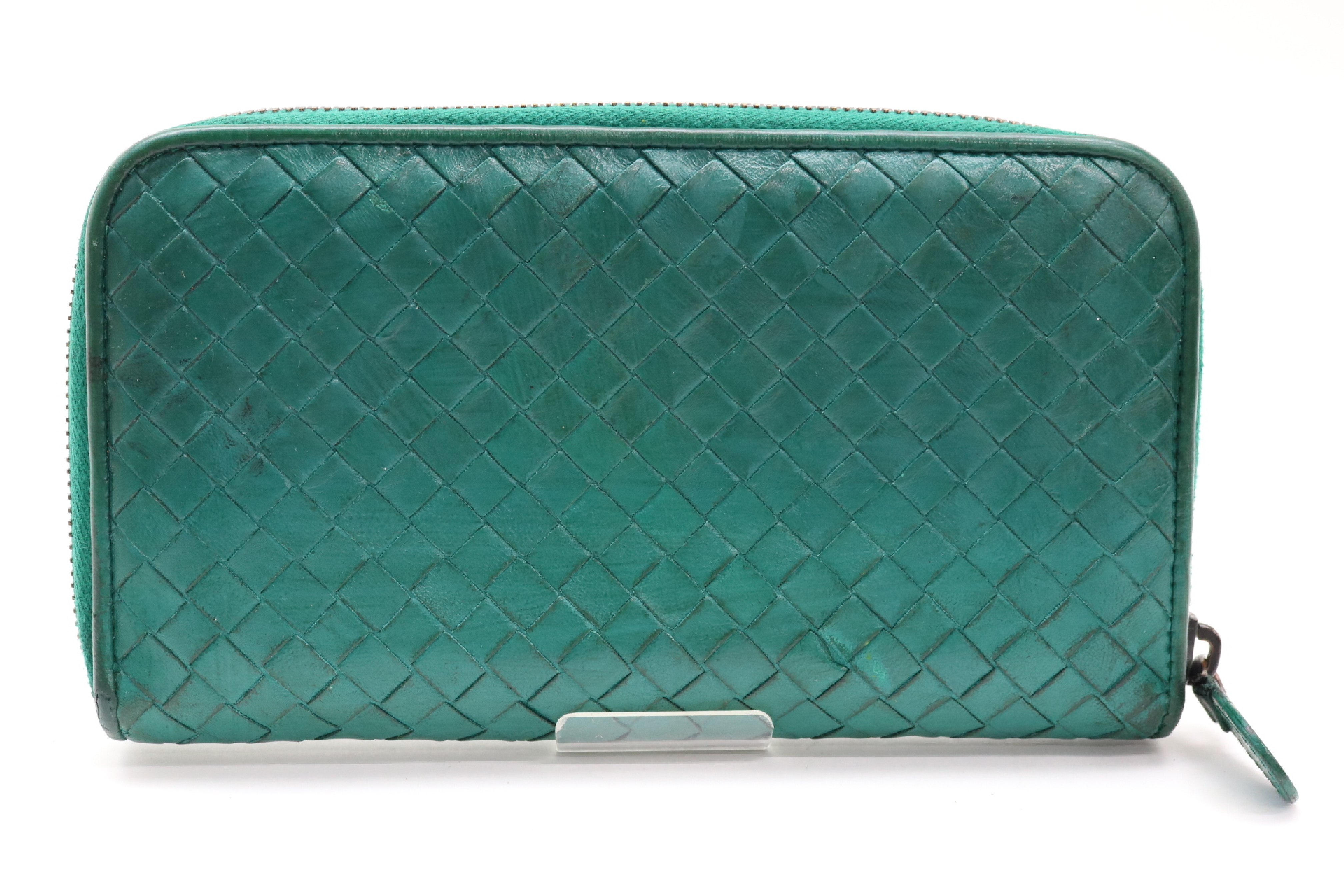 Intrecciato Leather Long Wallet — view 2