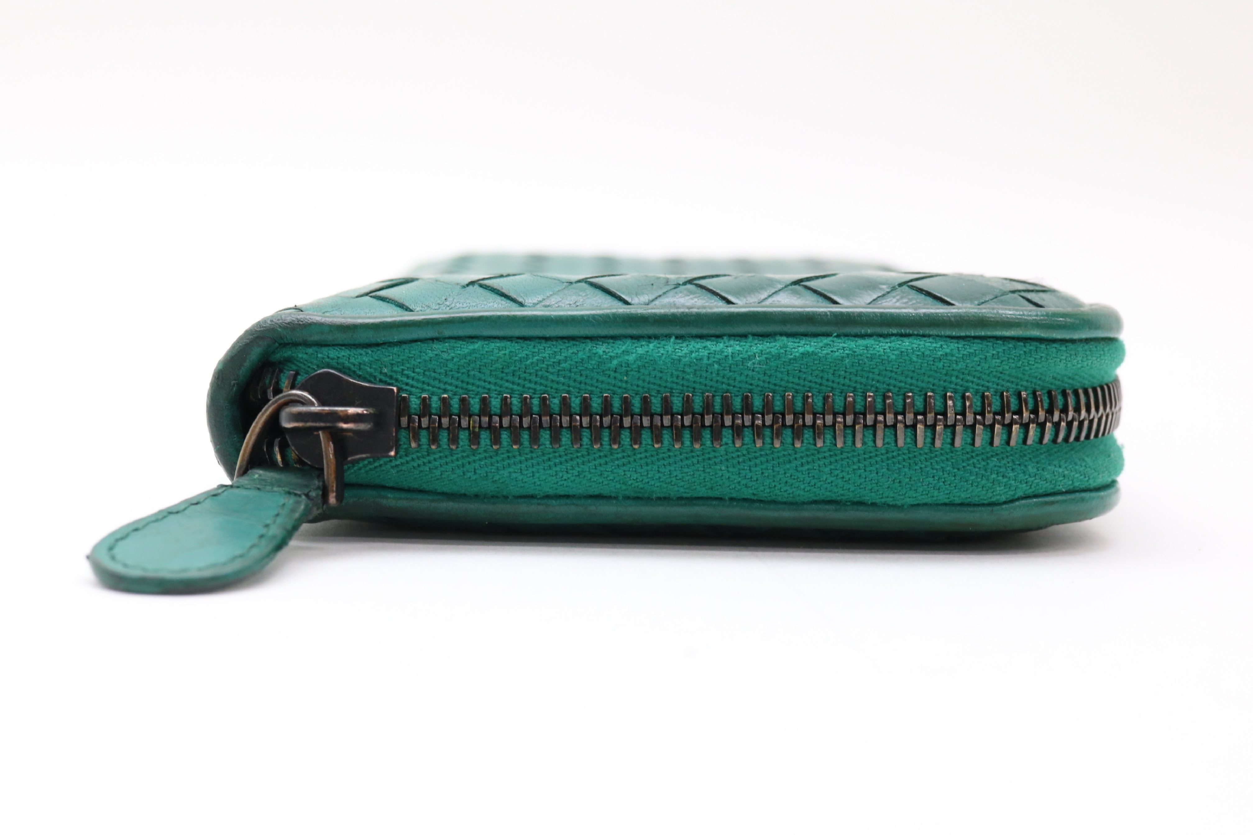 Intrecciato Leather Long Wallet — view 4