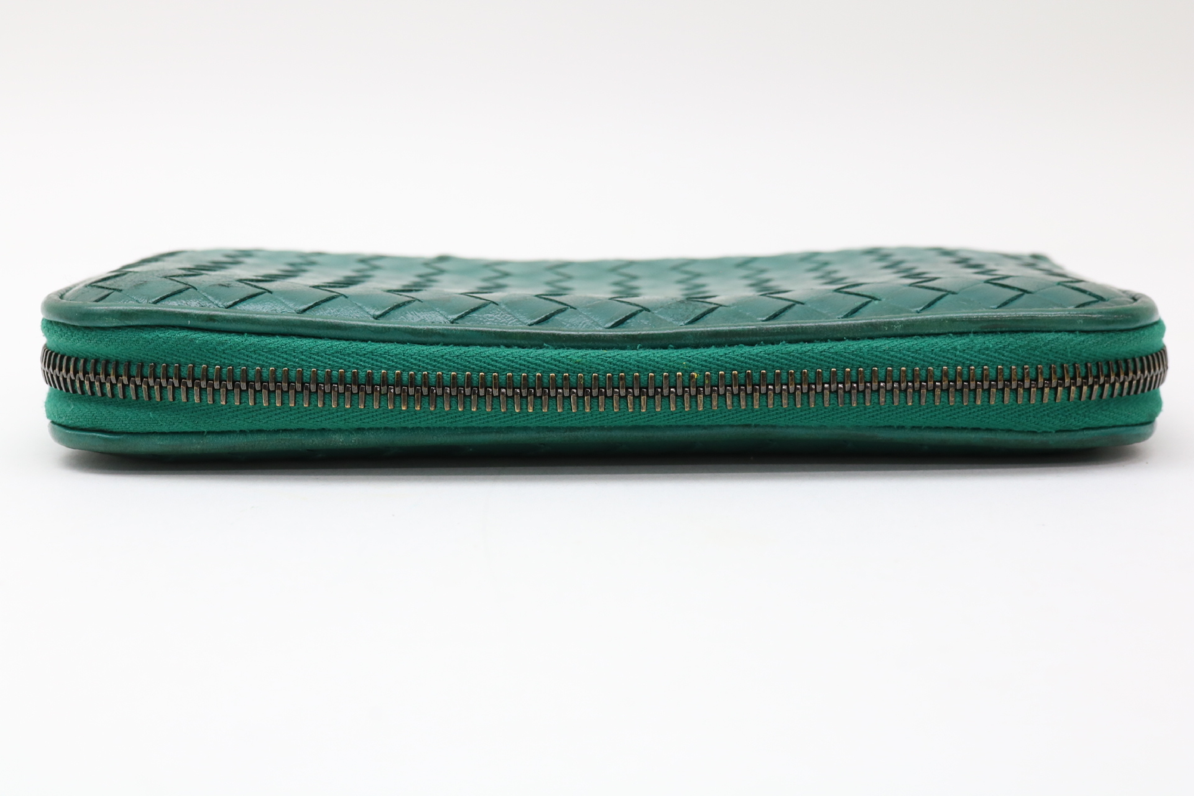 Intrecciato Leather Long Wallet — view 5