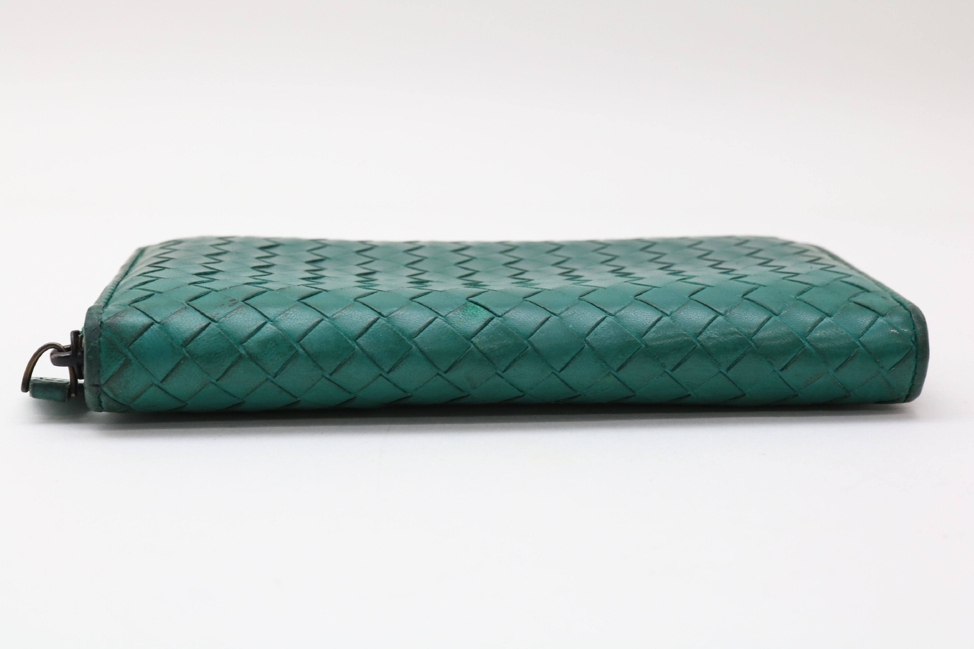Intrecciato Leather Long Wallet — view 6