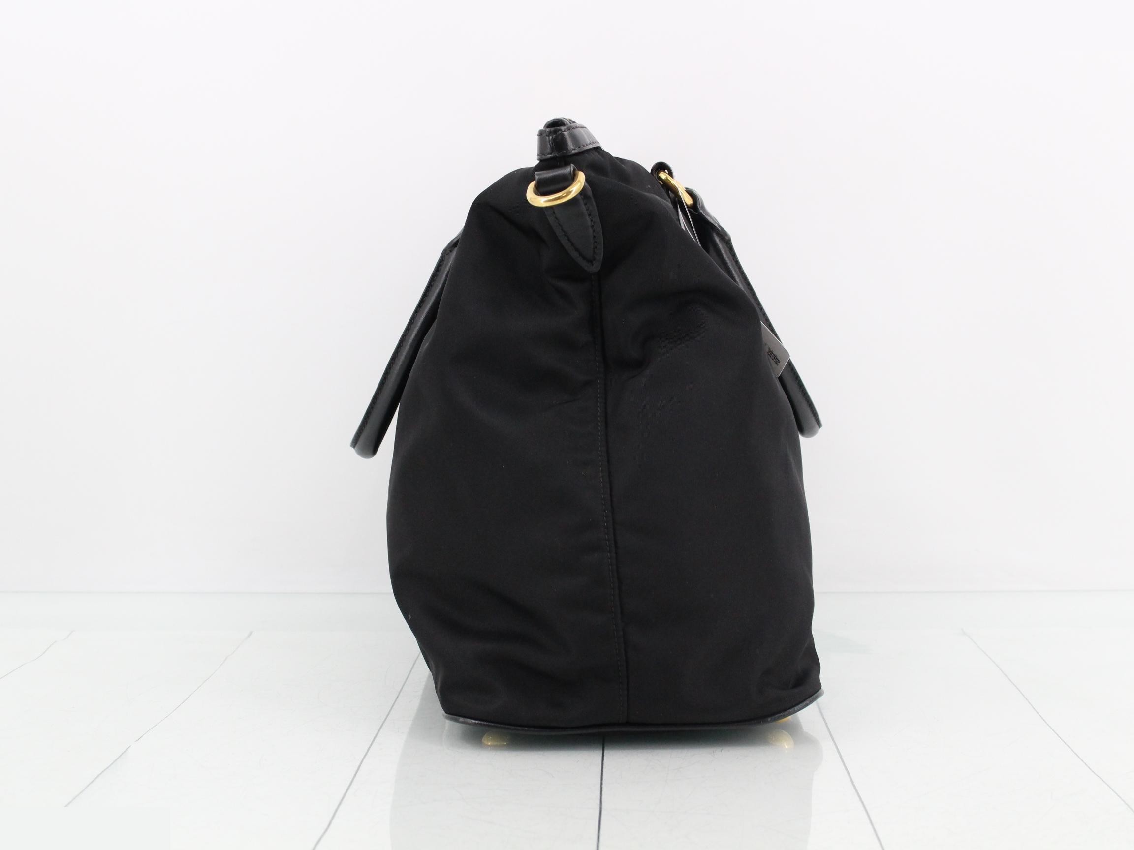 2-Way Bag, Nylon, Black — view 3