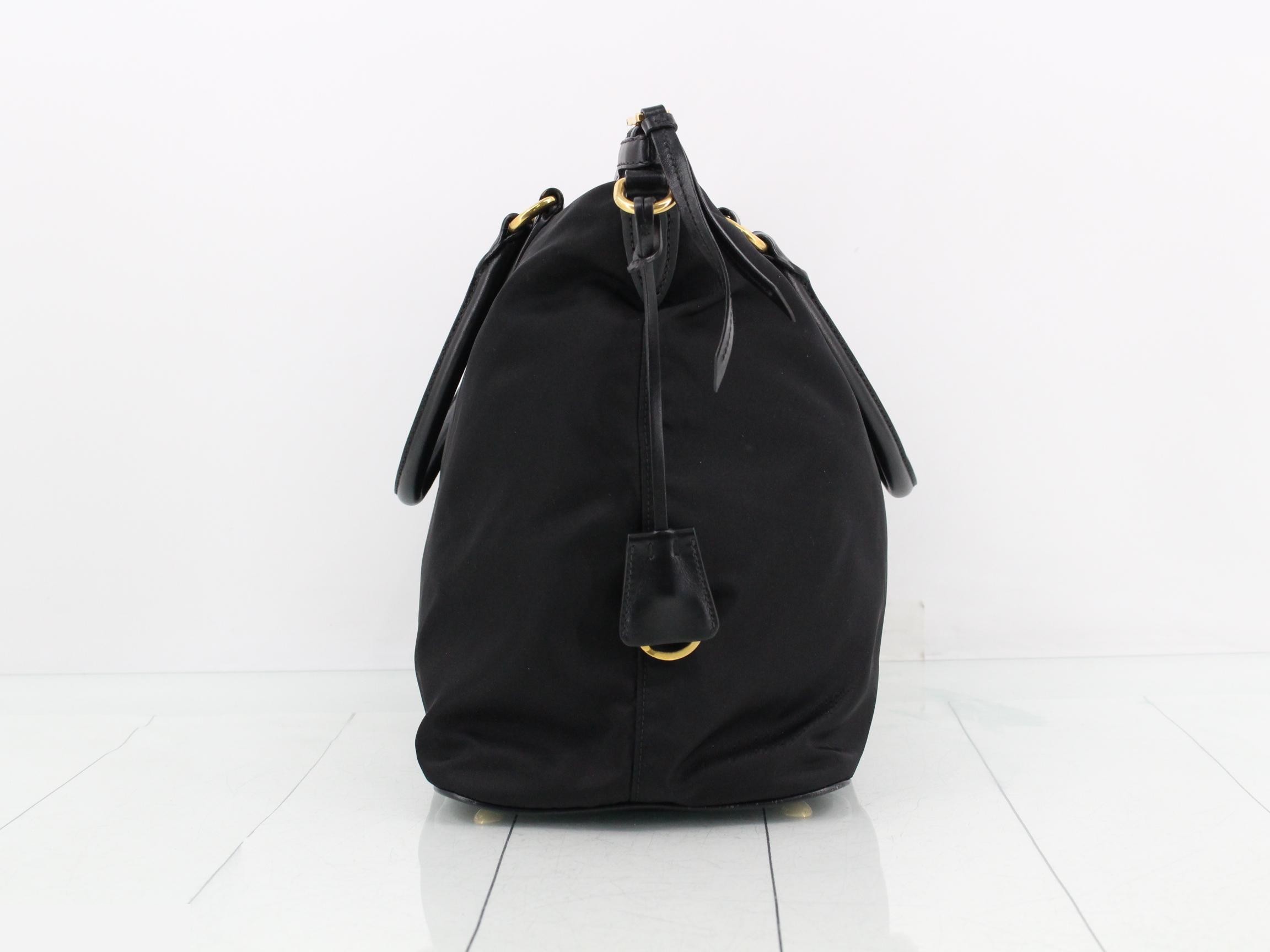 2-Way Bag, Nylon, Black — view 4