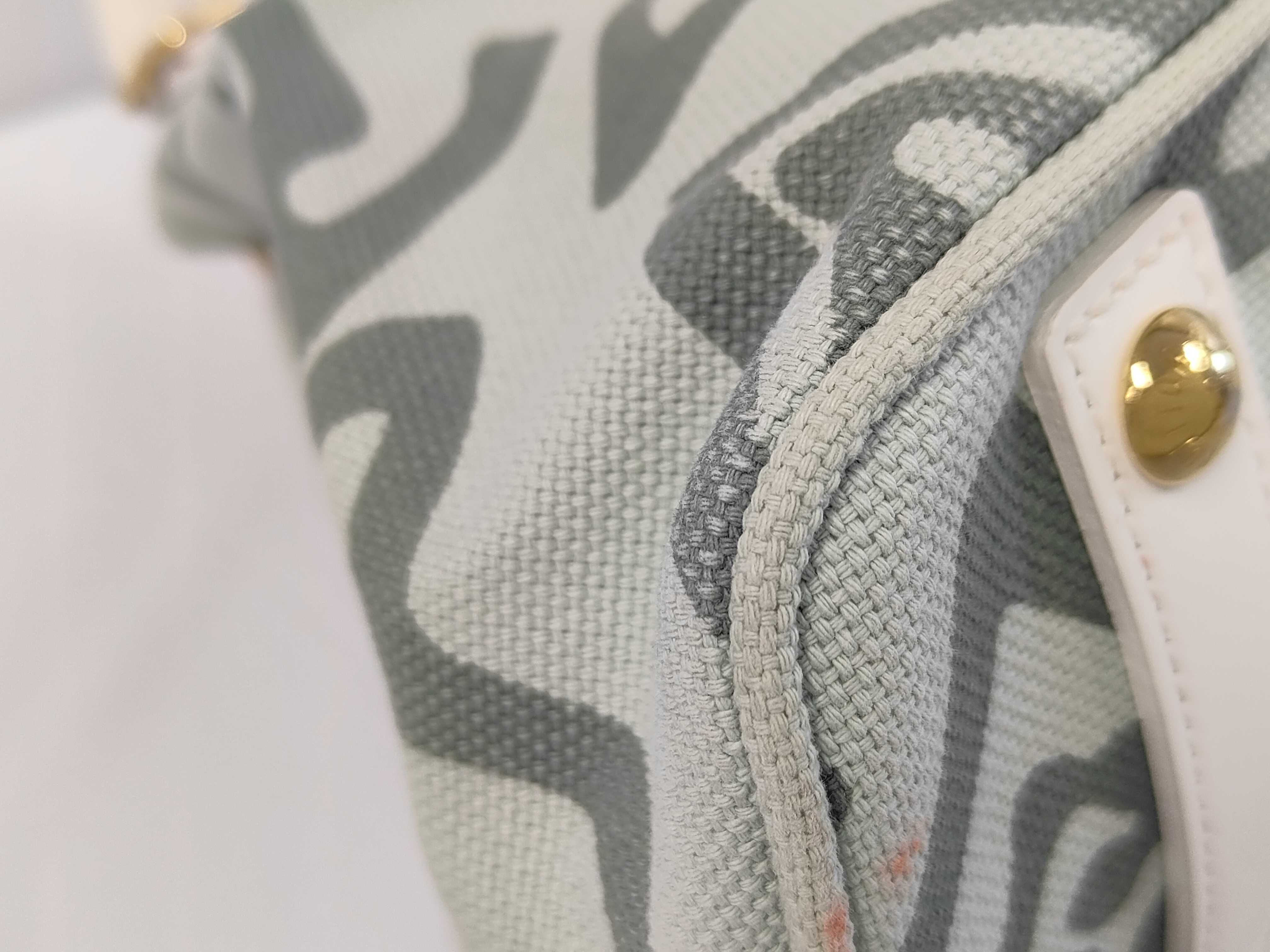Monogram Canvas x Leather Taïcienne Light Green Tote Bag — view 4