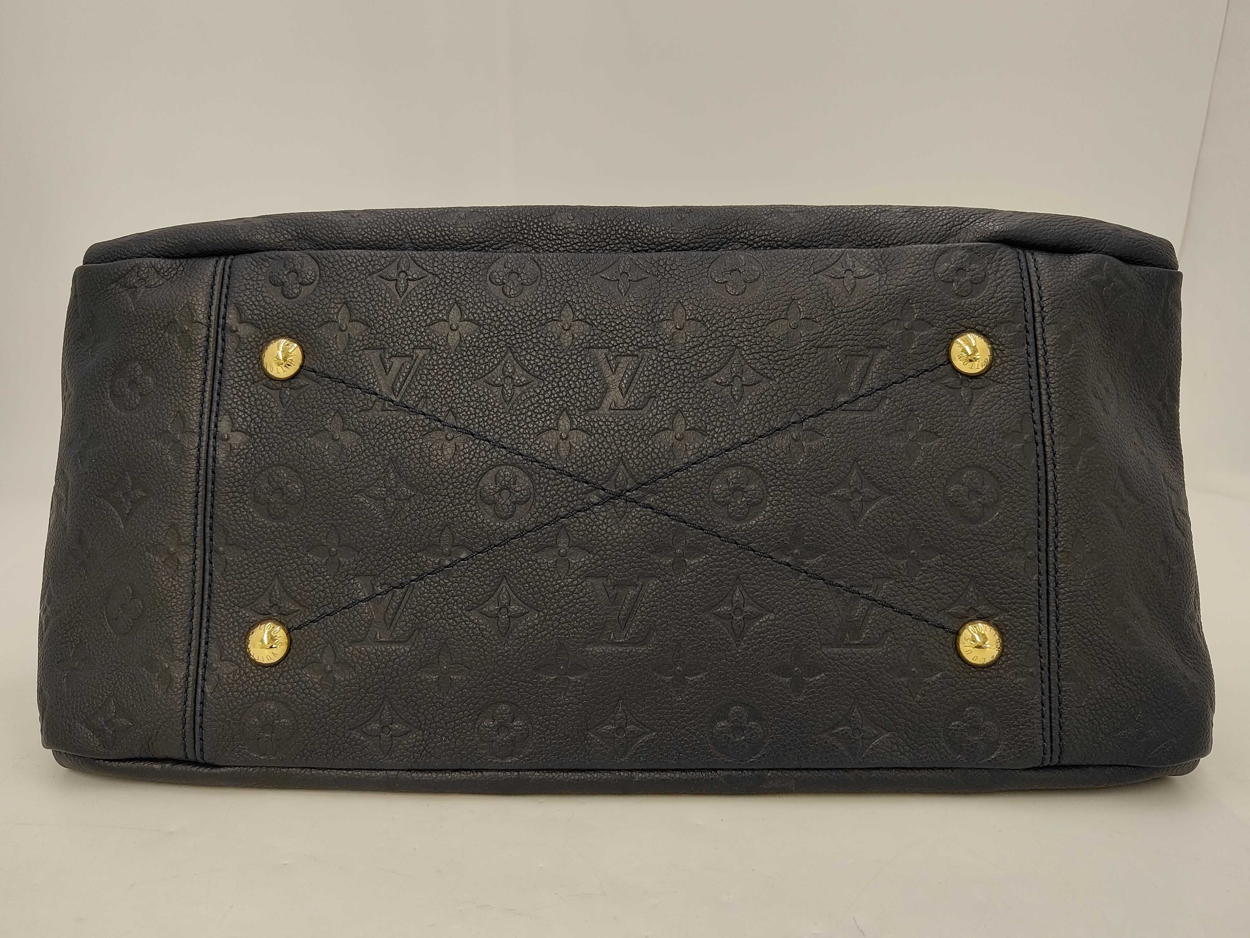 LV Artsy Monogram Embossed Braided Handle Handbag — view 7