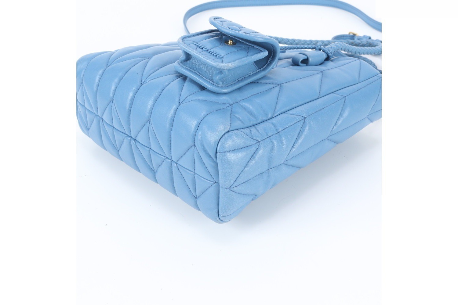 Nappa Trapuntato Leather 2-Way Shoulder Bag — view 5