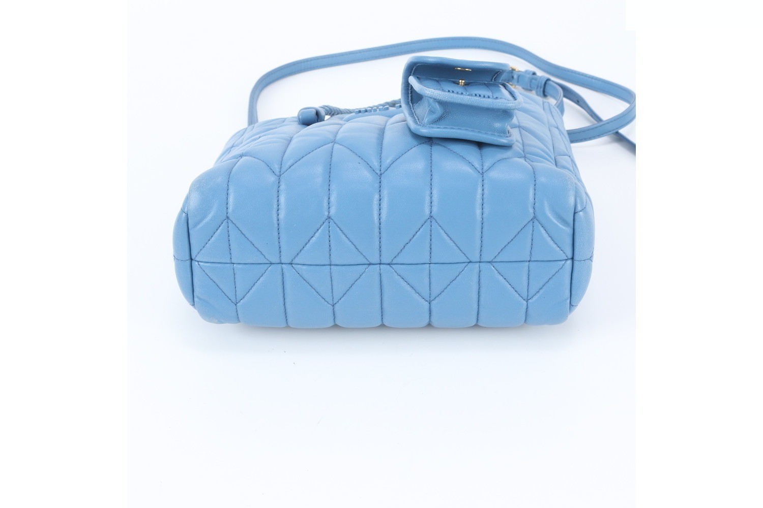 Nappa Trapuntato Leather 2-Way Shoulder Bag — view 6