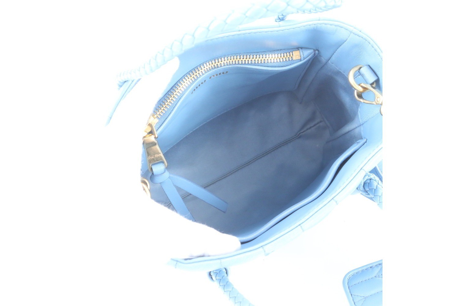 Nappa Trapuntato Leather 2-Way Shoulder Bag — view 7