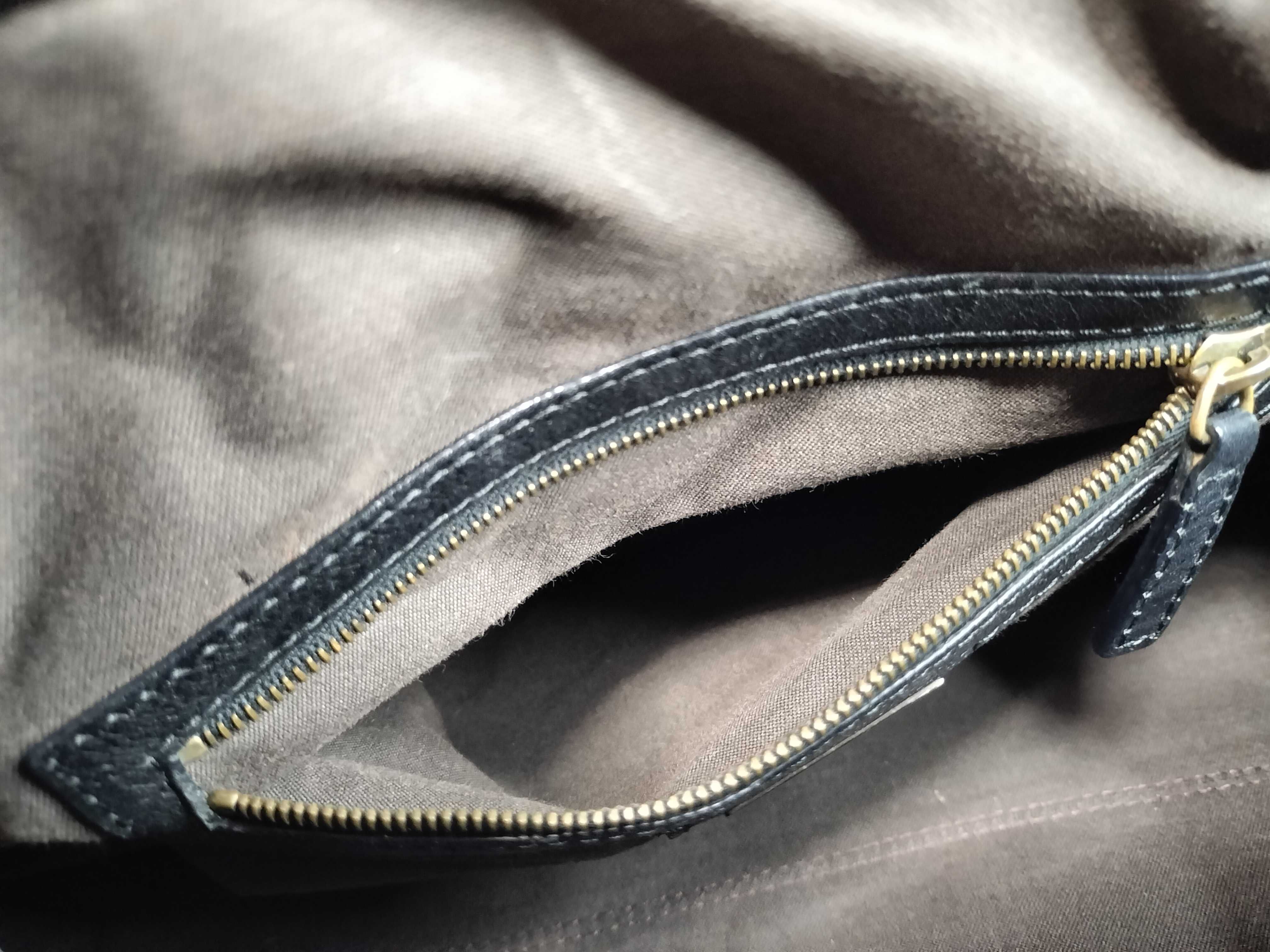 tote bag leather black tag tote bag — view 10