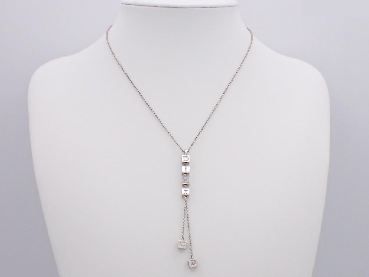 Other lines: Precious metal necklaces, cube design, rhinestones, silver. — view 3