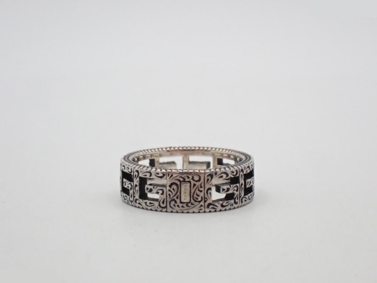 Square G-ring, 925/5.1g, #14 — view 2