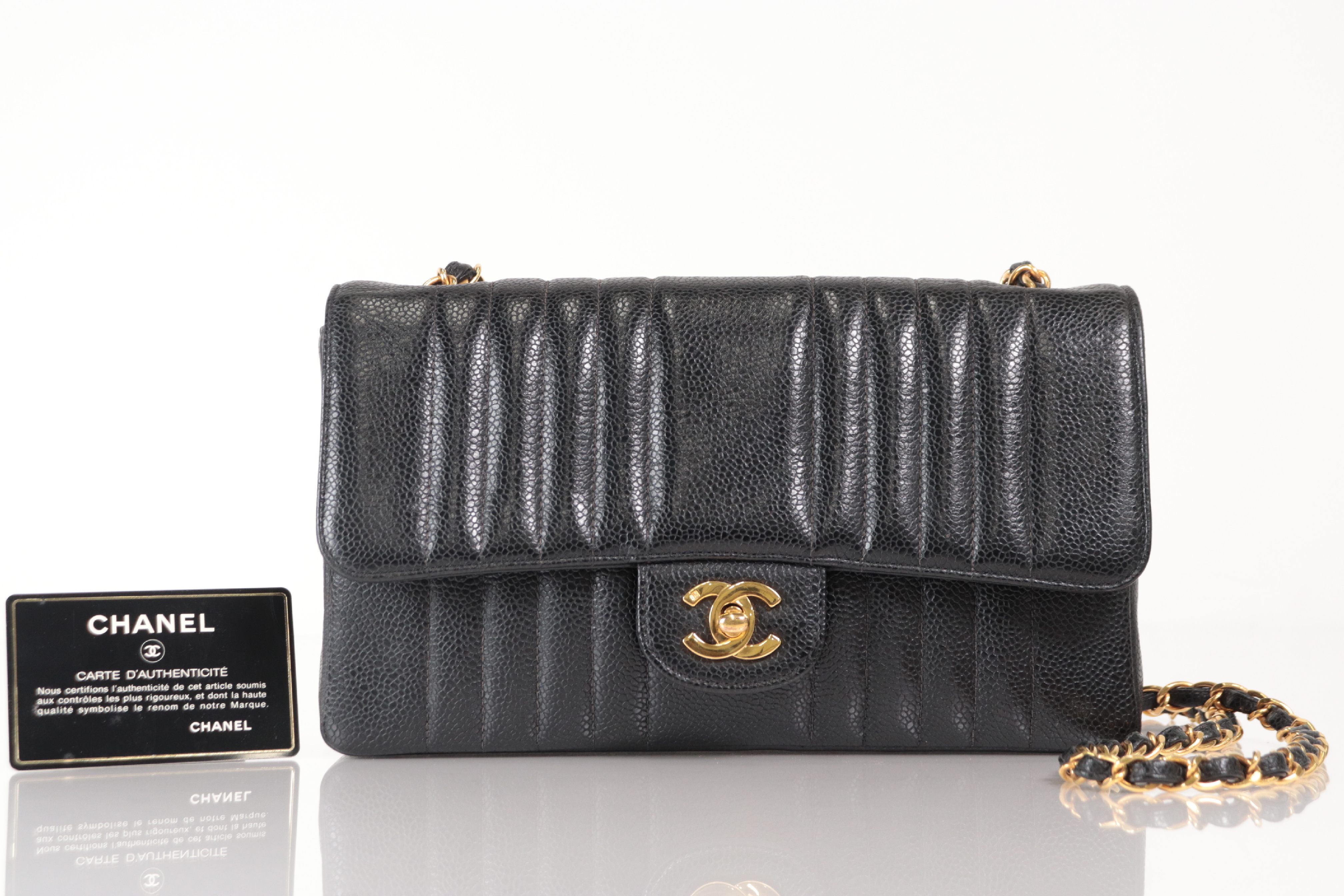 Mademoiselle Caviar Series 2 Chain Shoulder Bag
