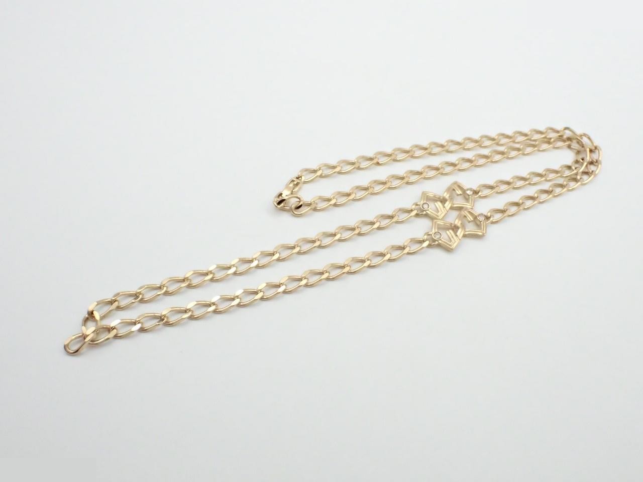 Other lines: Precious metal necklaces and pendants, total length approximately 90 cm. — view 3