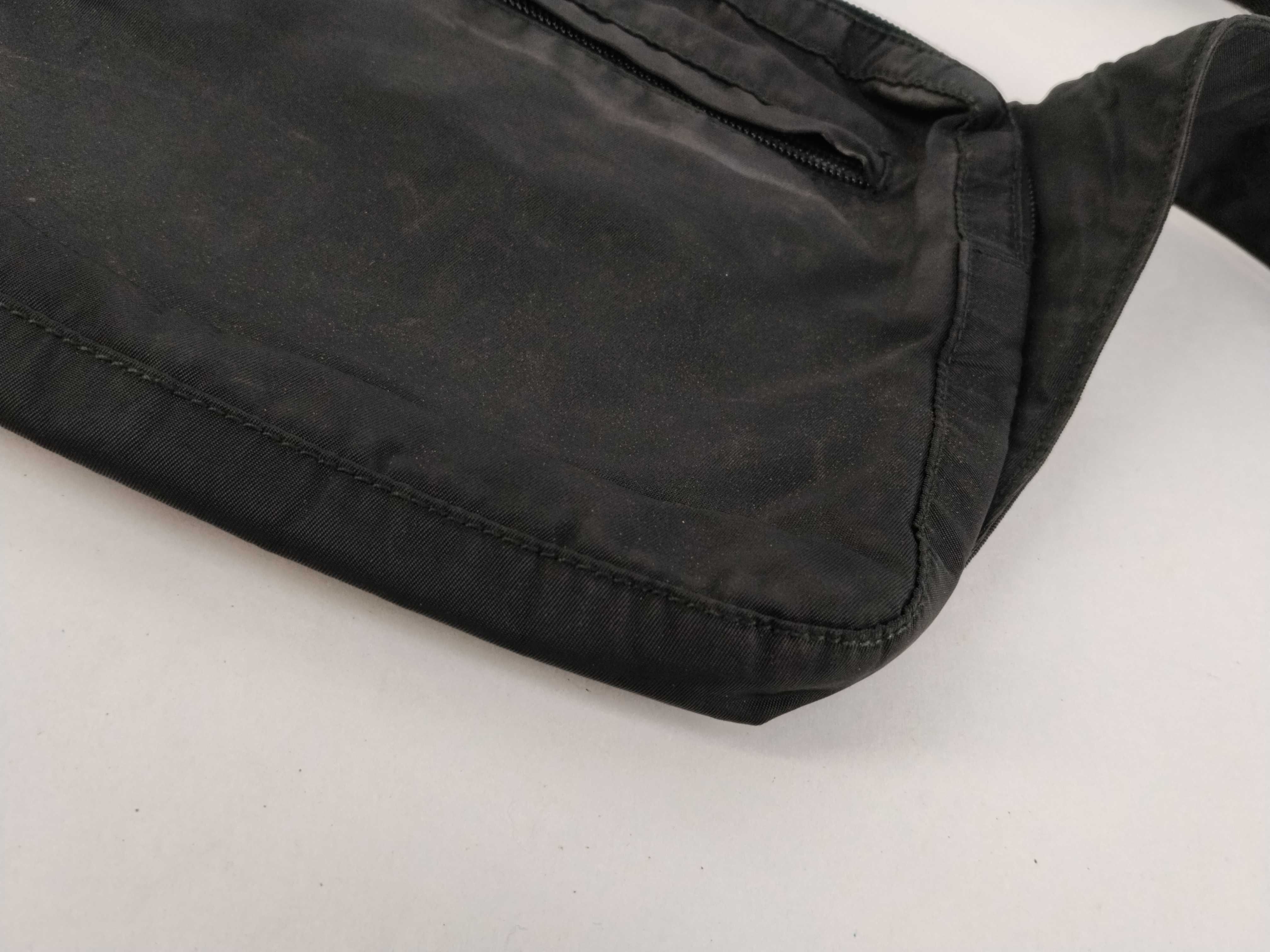Nylon Shoulder Bag, Black Nylon Shoulder Bag — view 6