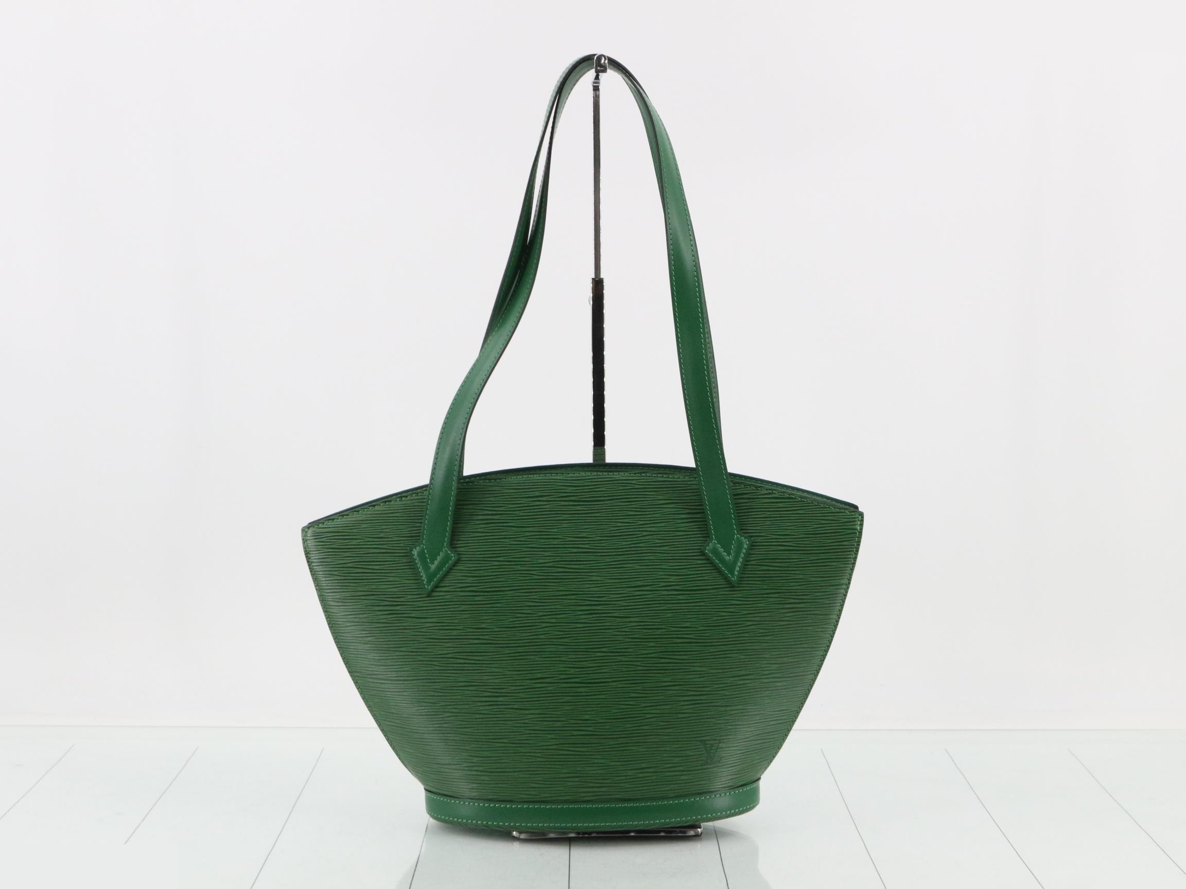 Epi Saint-Jacques Borneo Green Tote Bag