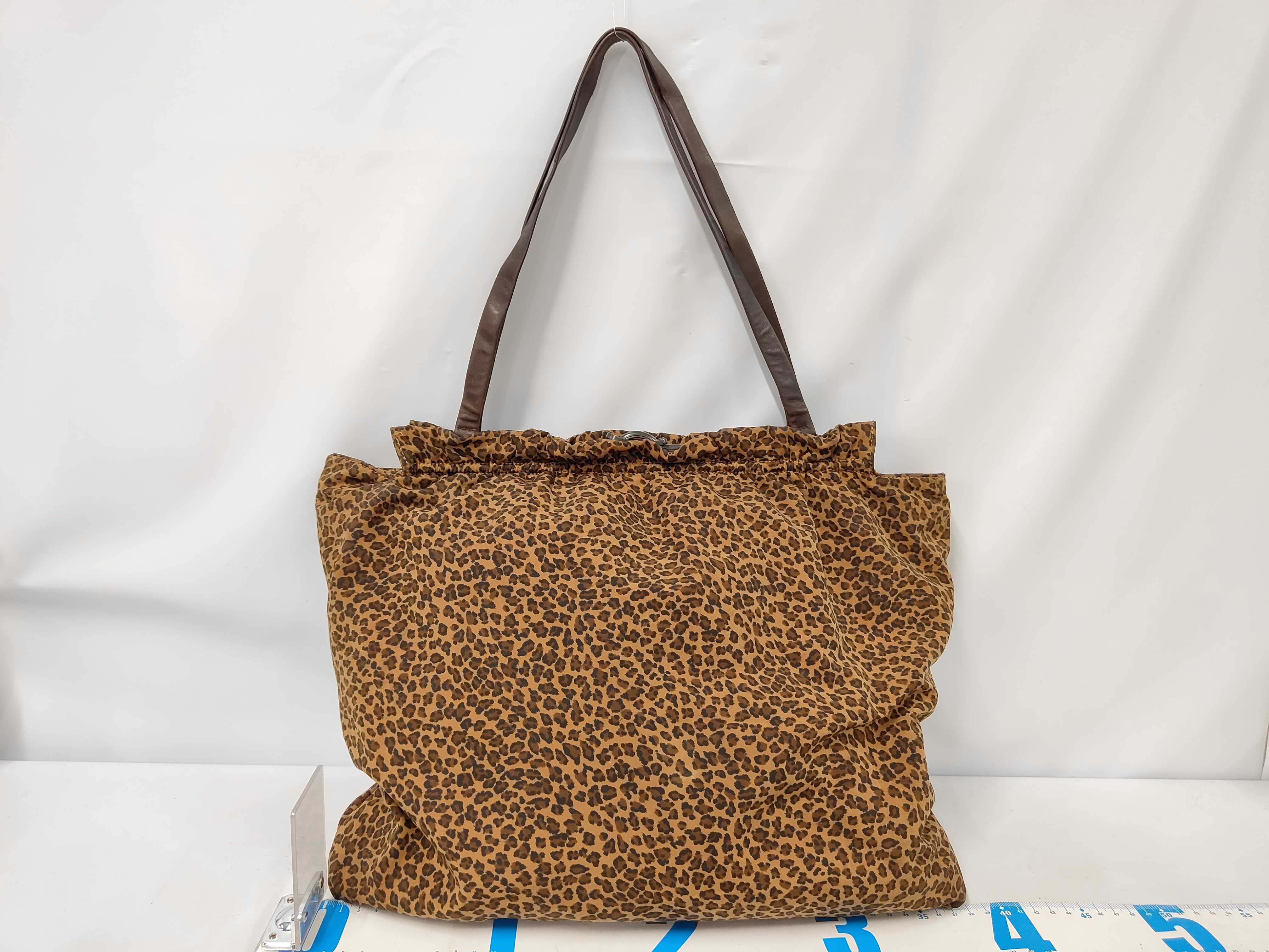leopard print tote bag — view 2