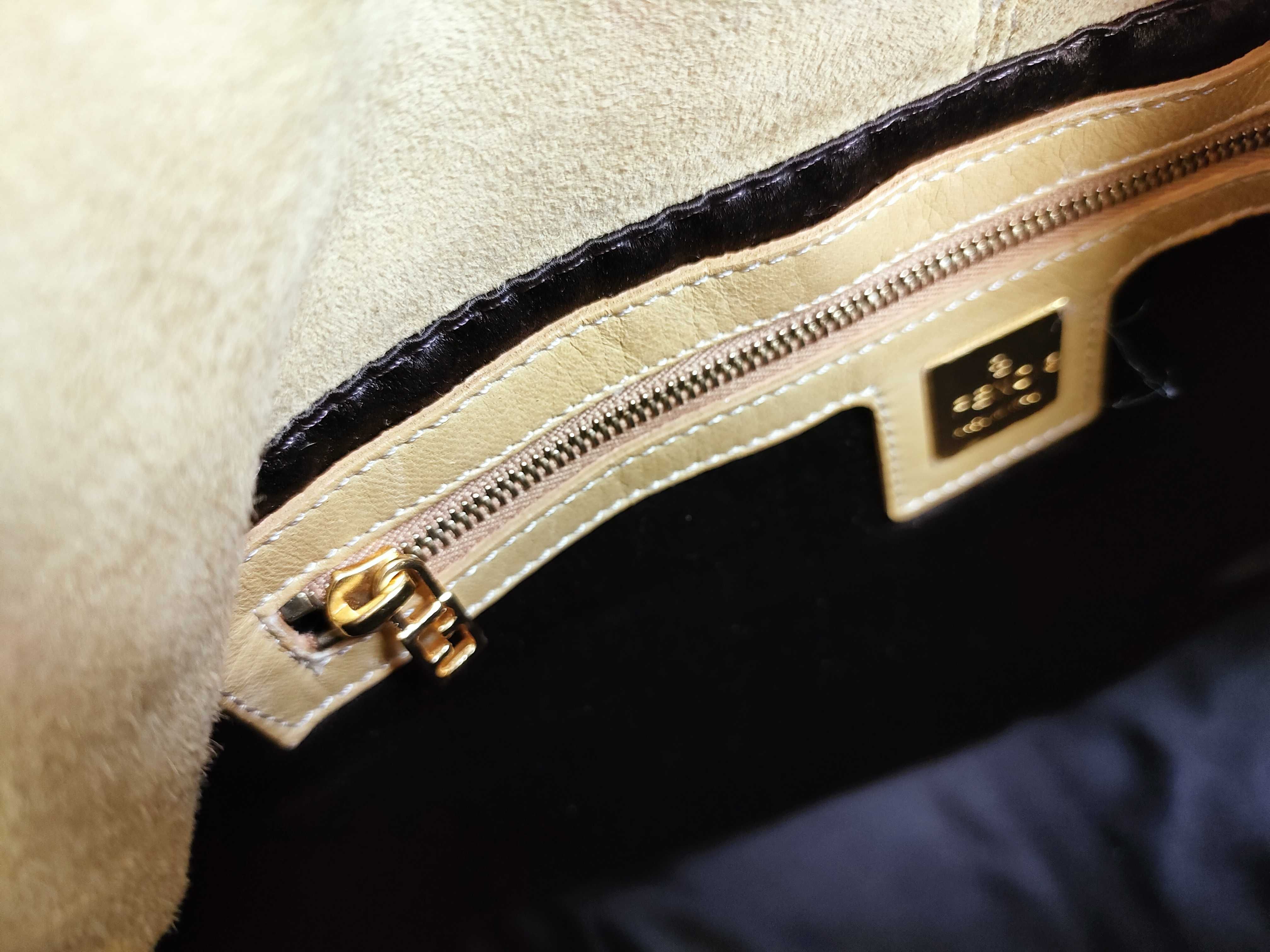 Mamma Bucket Shoulder Bag (Suede) — view 13
