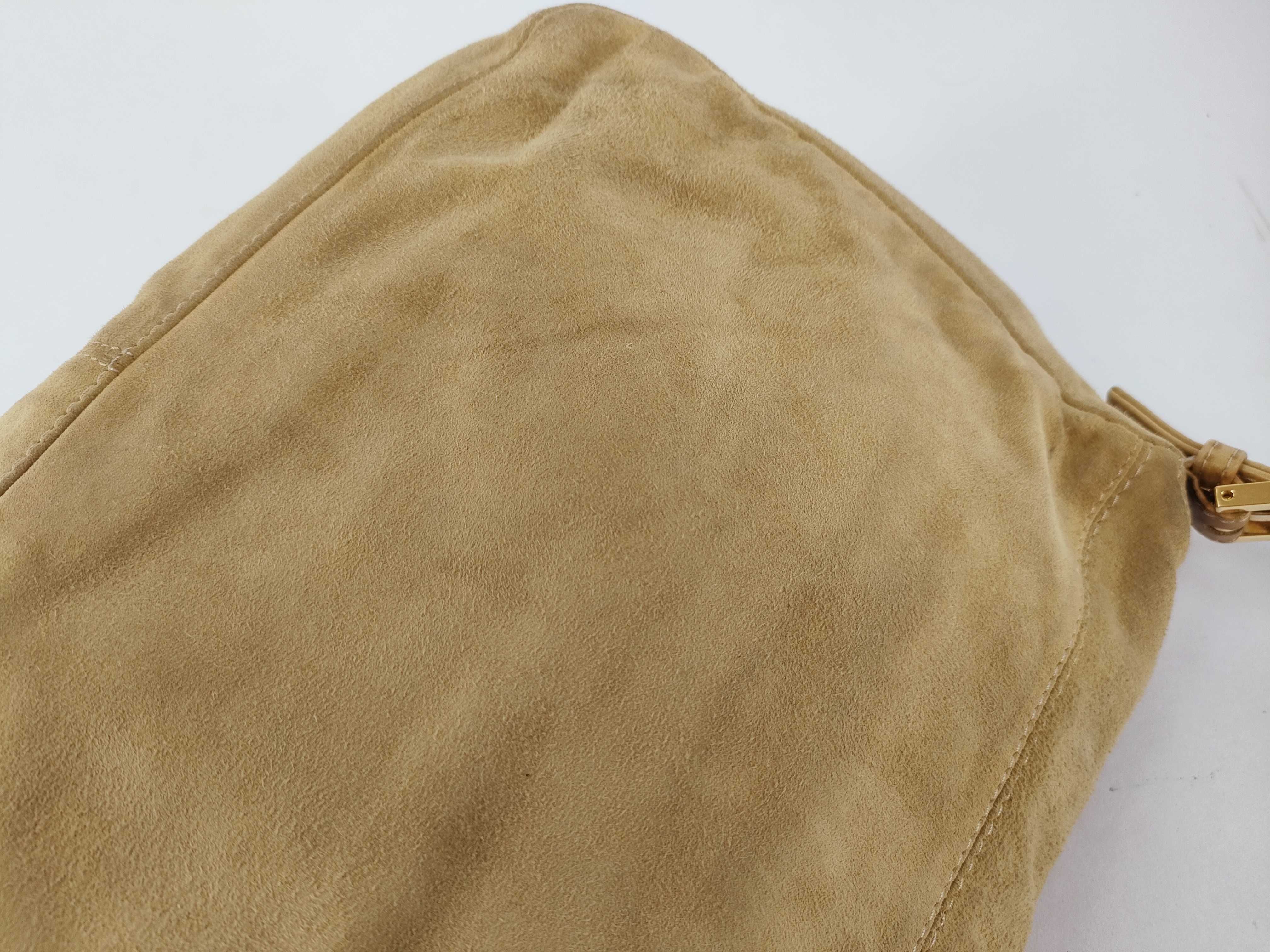 Mamma Bucket Shoulder Bag (Suede) — view 14