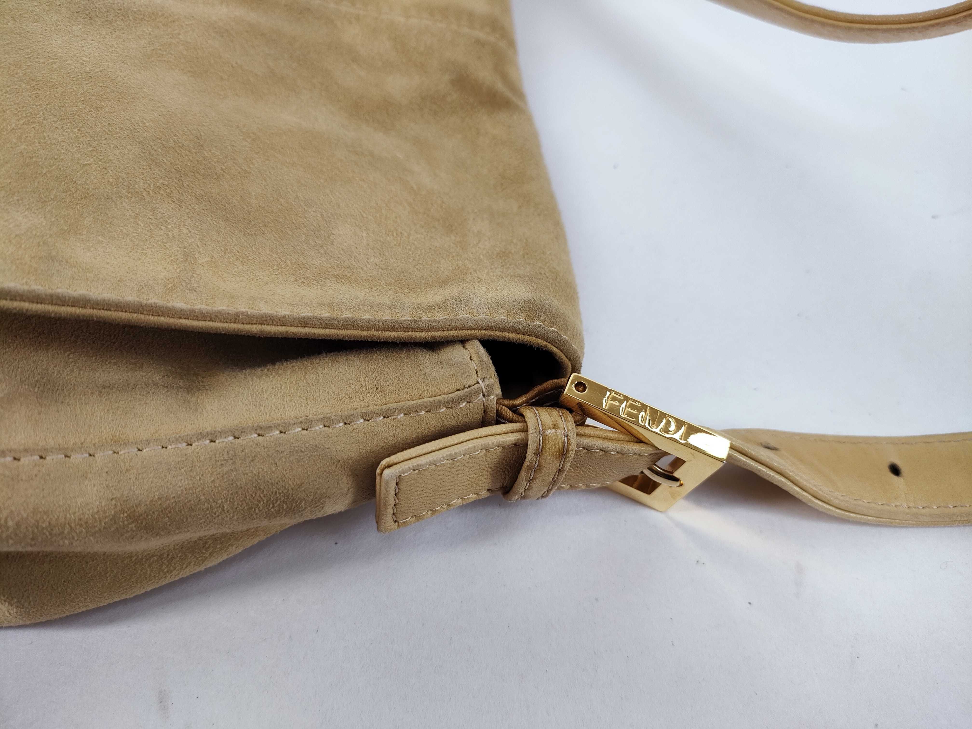 Mamma Bucket Shoulder Bag (Suede) — view 5